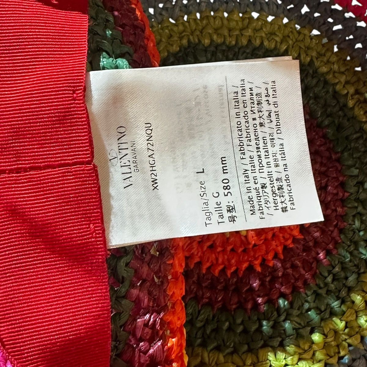 Valentino Crochet multicolor bucket hat Size ONE SIZE - 2 Thumbnail