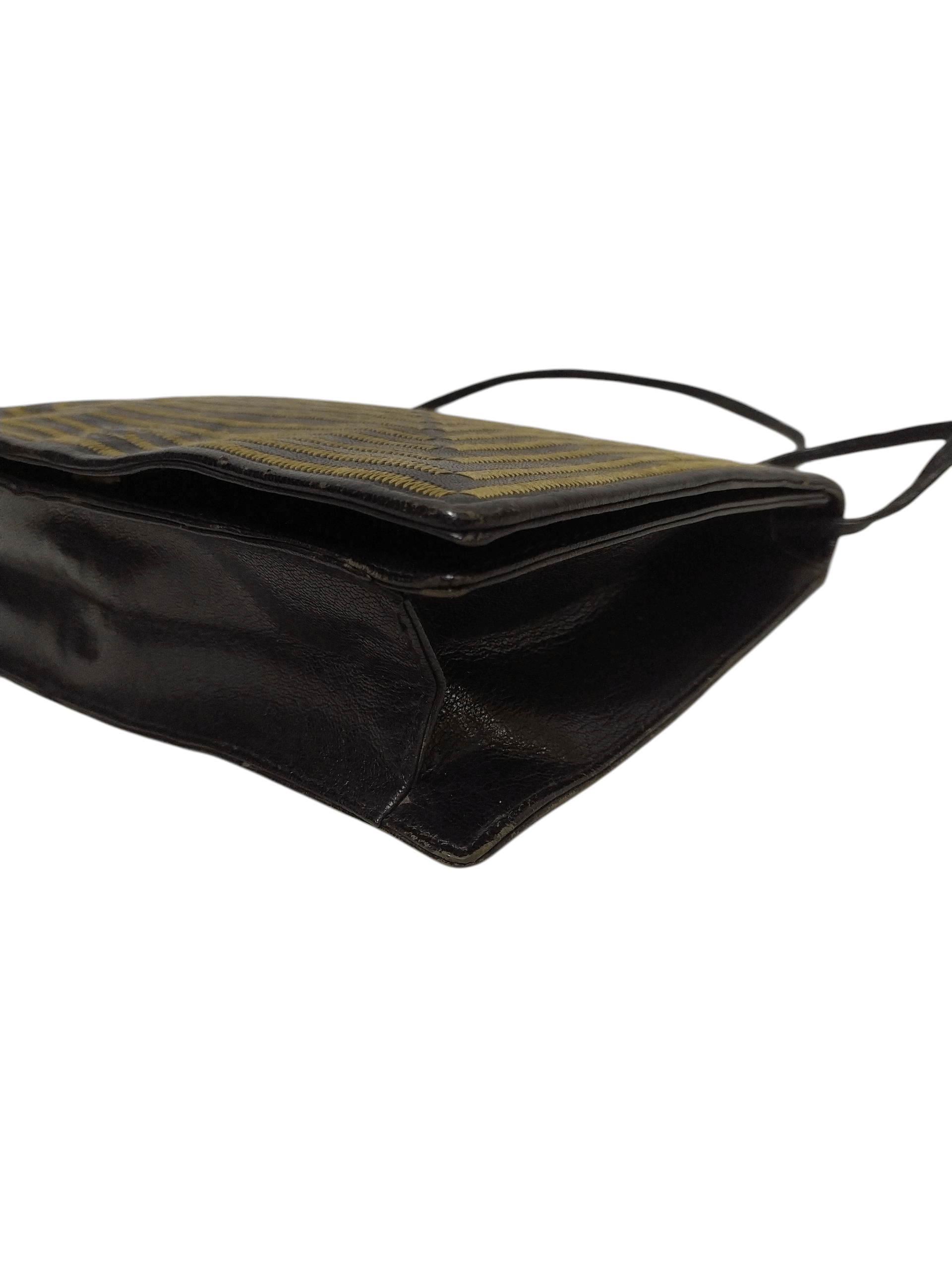 Fendi Vintage 80s FENDI Logo Envelope Patent Leather Crossbody Size ONE SIZE - 14 Thumbnail