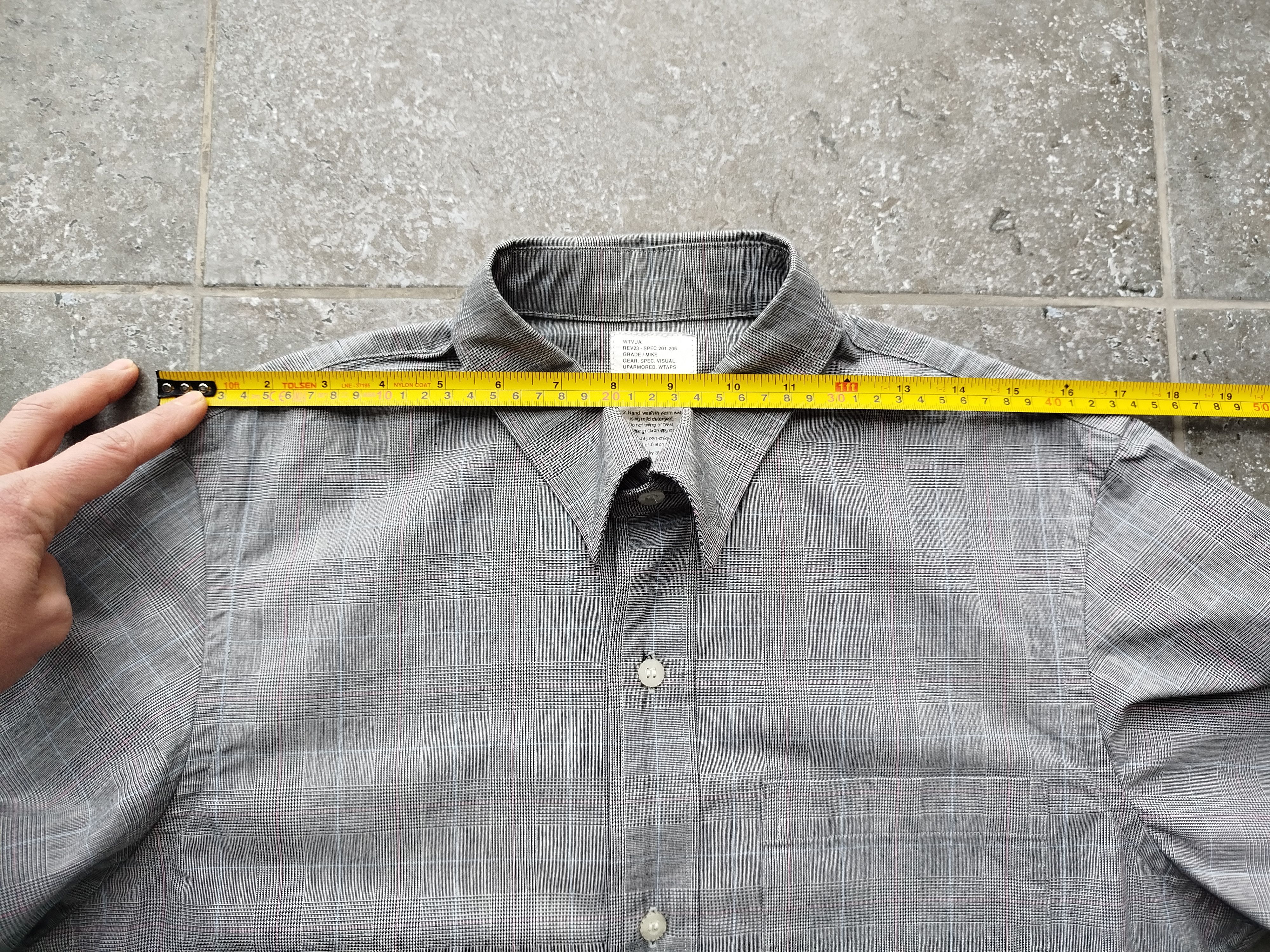 Wtaps Neighborhood Shirt Long Sleeve Glen Check Vintage Size M Size US M / EU 48-50 / 2 - 10 Thumbnail