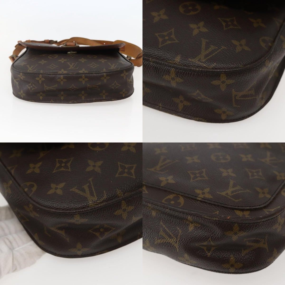 Louis Vuitton LOUIS VUITTON Monogram Saint Cloud GM Shoulder Bag M51242 Size ONE SIZE - 10 Thumbnail