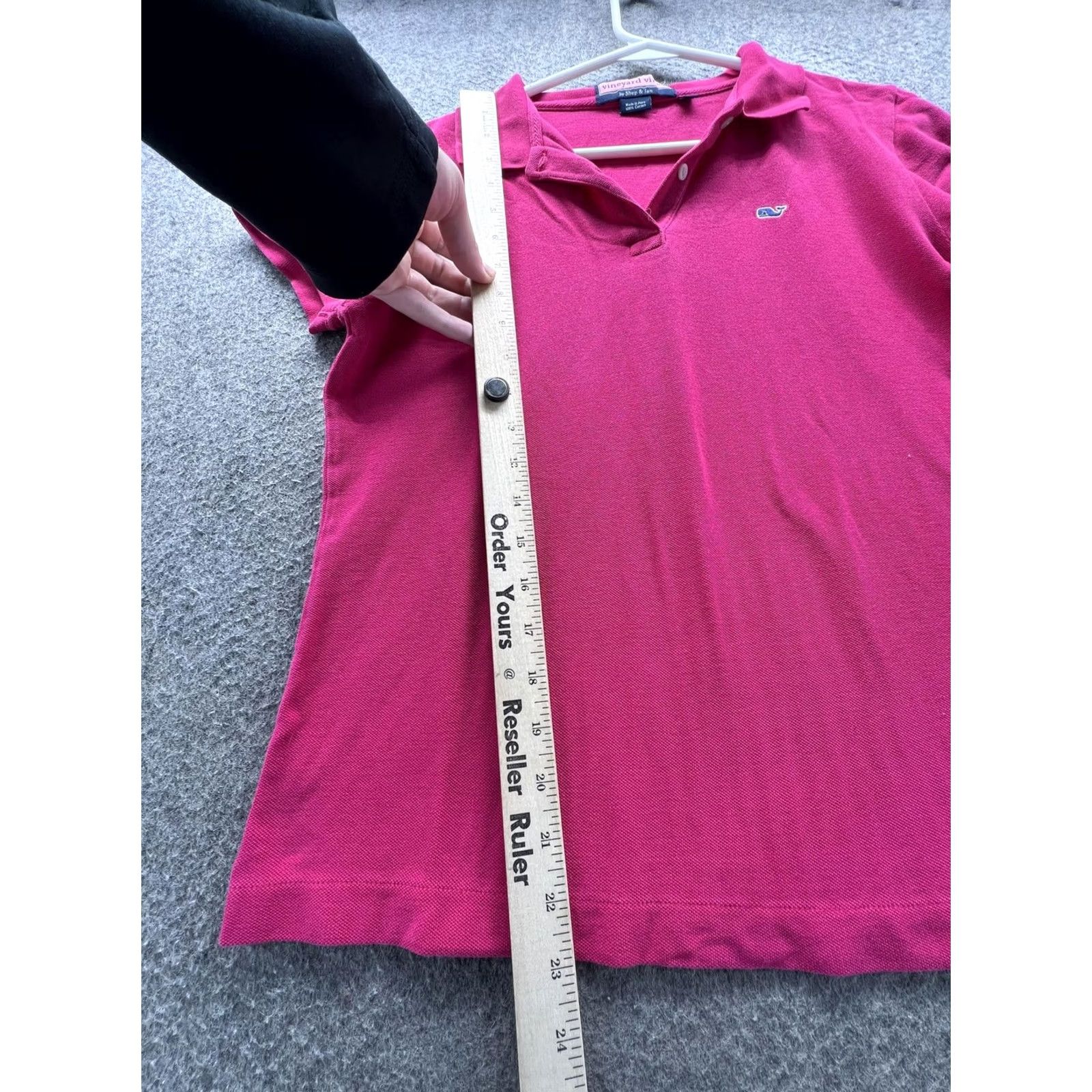 Vineyard Vines Vineyard Vines Polo Shirt Womens M Pink Short Sleeve Collared 100% Cotton Top Size M / US 6-8 / IT 42-44 - 4 Thumbnail