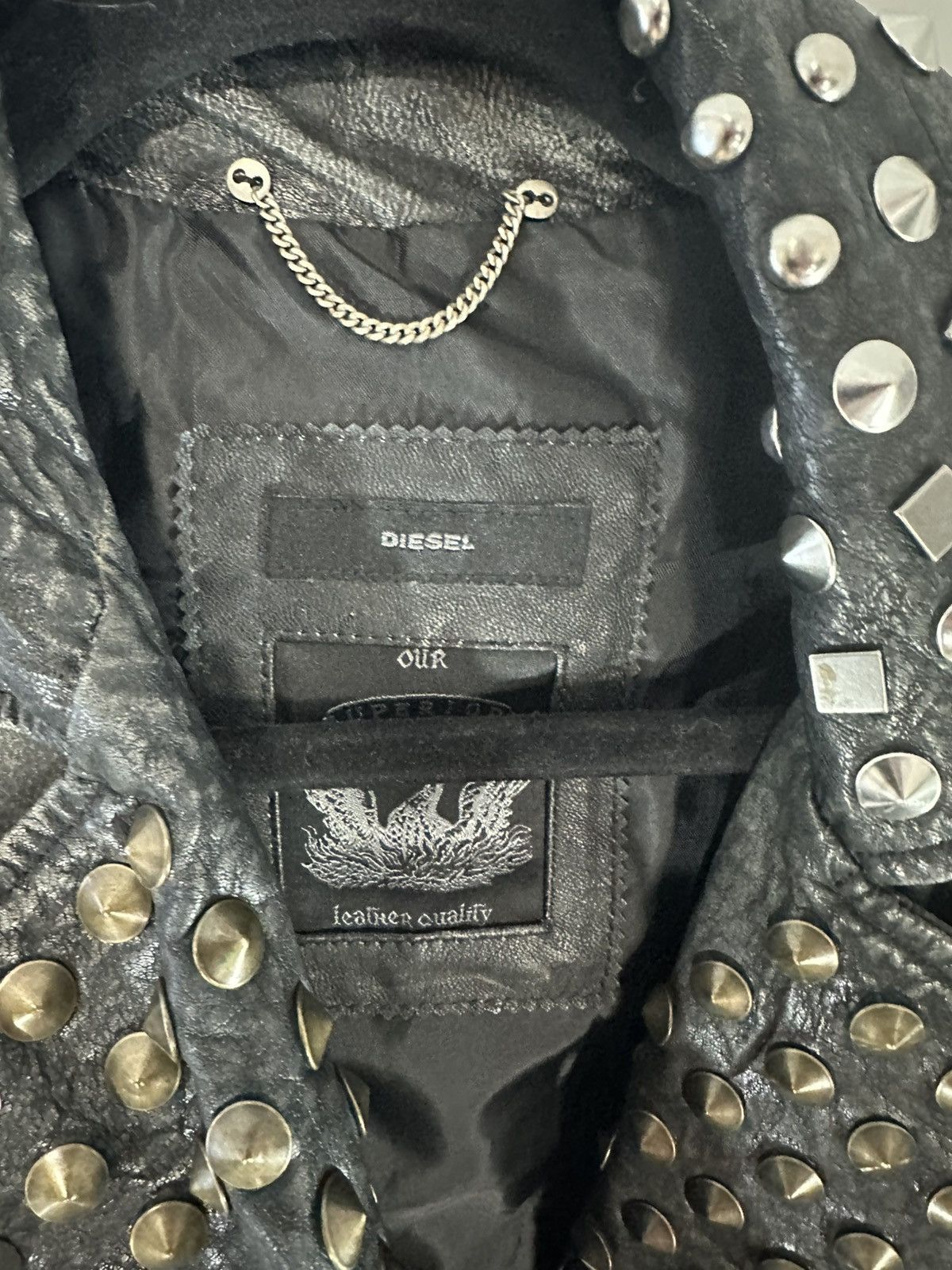 Diesel Diesel Leather Biker Jacket Size M / US 6-8 / IT 42-44 - 8 Thumbnail