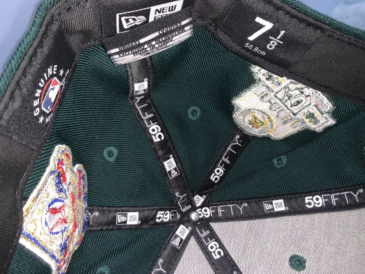 New Era “ A’s “ New Era Fitted Sz.7 1/8 Size ONE SIZE - 7 Thumbnail