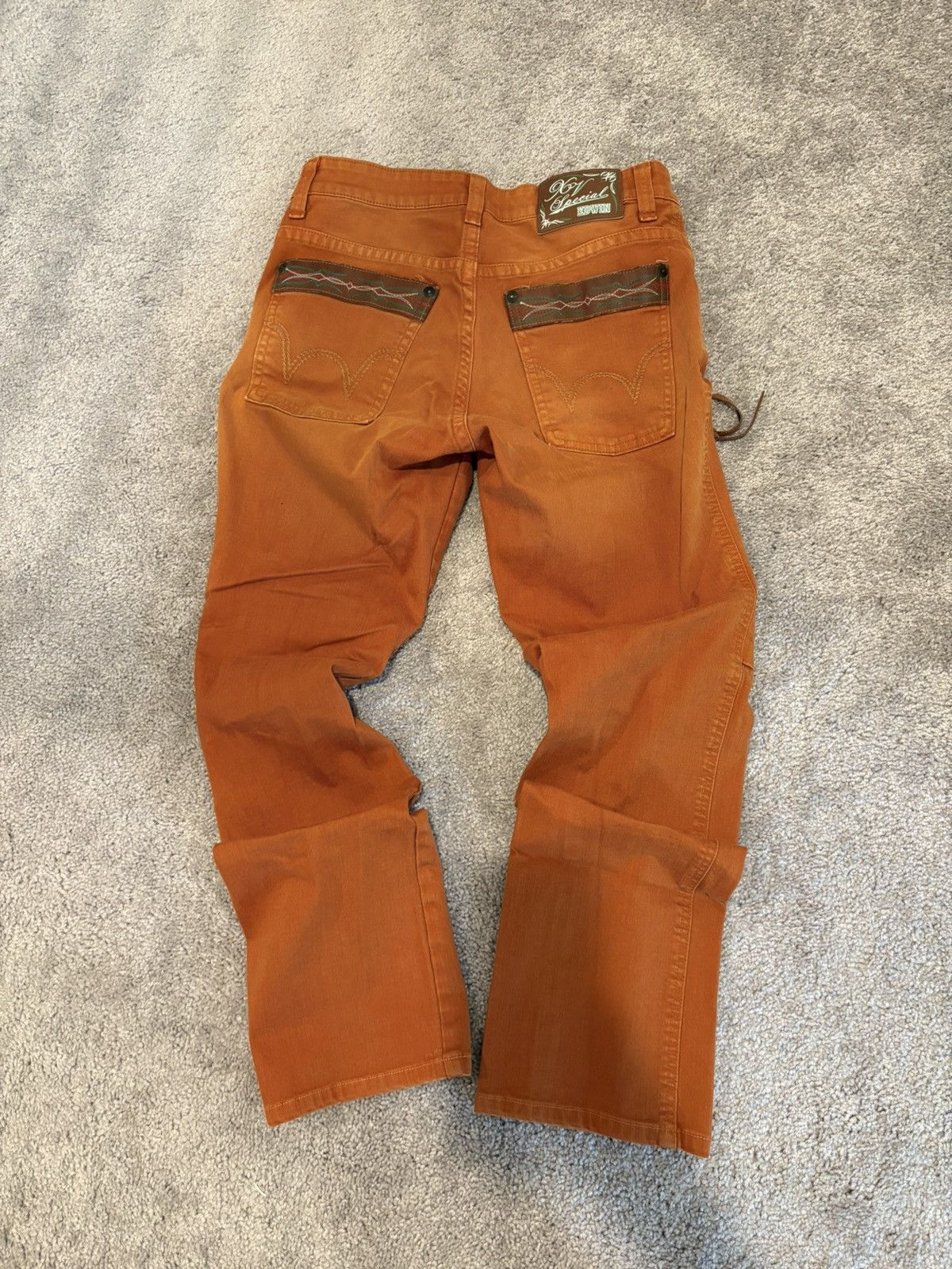 Edwin Edwin XV Special Made in Japan RARE Orange Vintage 30” Size US 30 / EU 46 - 1 Thumbnail