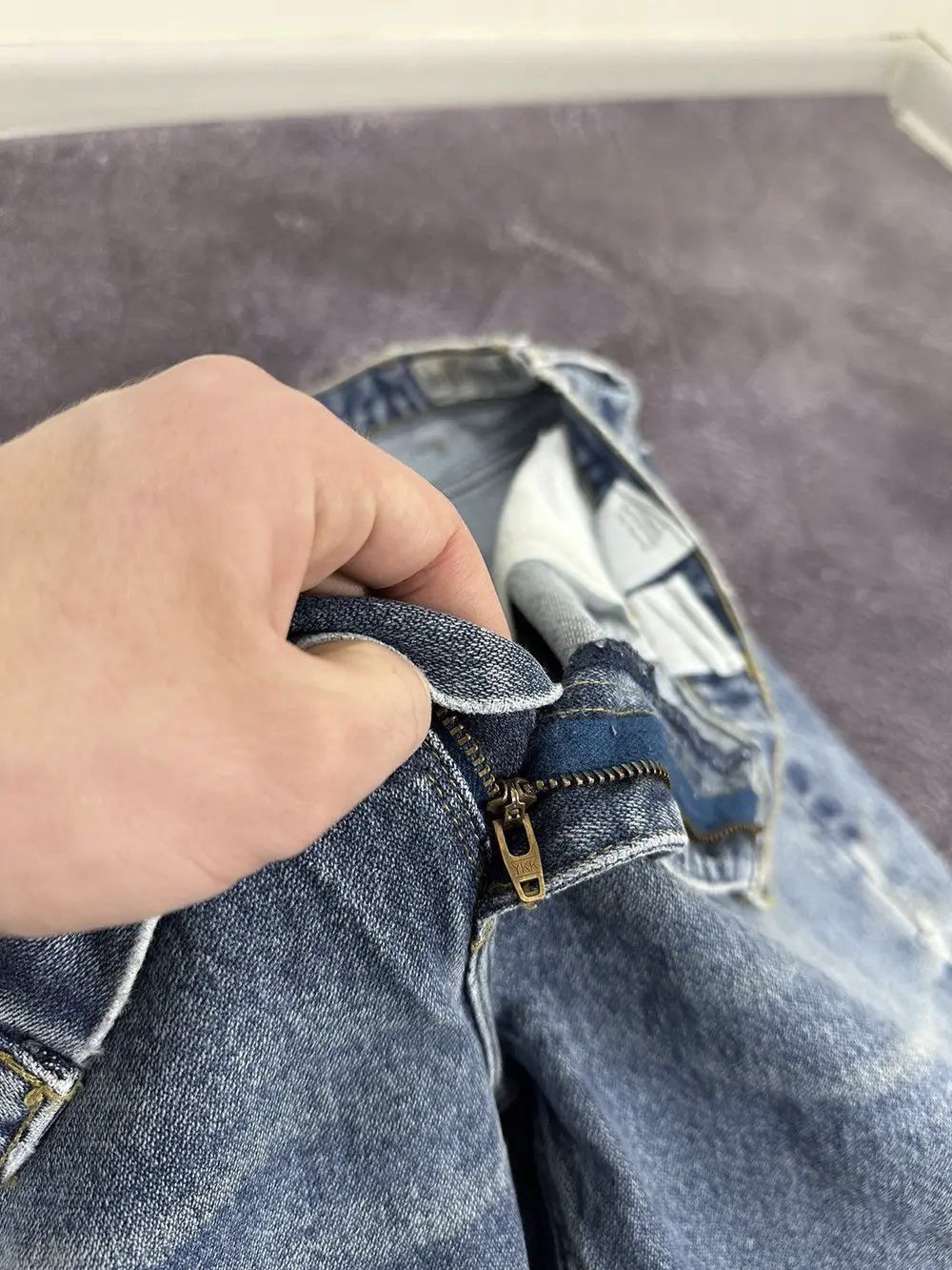 Carhartt Vintage Carhartt Flame Resistant USA Opium Faded Work Jeans Size US 38 / EU 54 - 20 Thumbnail