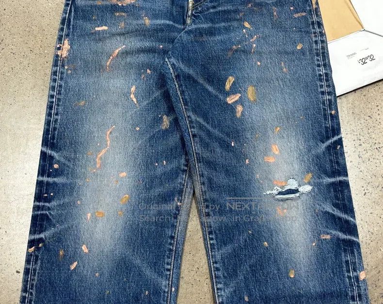 Visvim Visvim 24aw Social Sculpture 01 Wide D41 Damaged 41 Ink Sp Size US 32 / EU 48 - 5 Thumbnail