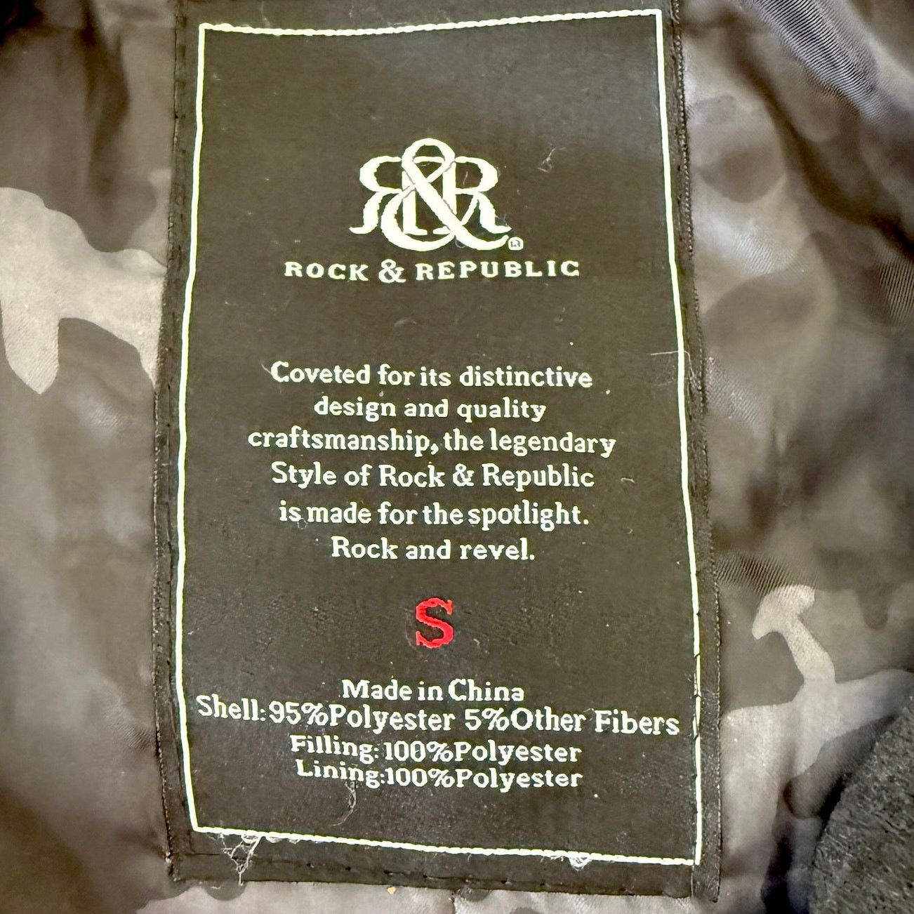 Rock & Republic NWT Rock & Republic mens S wool blend bomber military jacket Size US S / EU 44-46 / 1 - 6 Thumbnail
