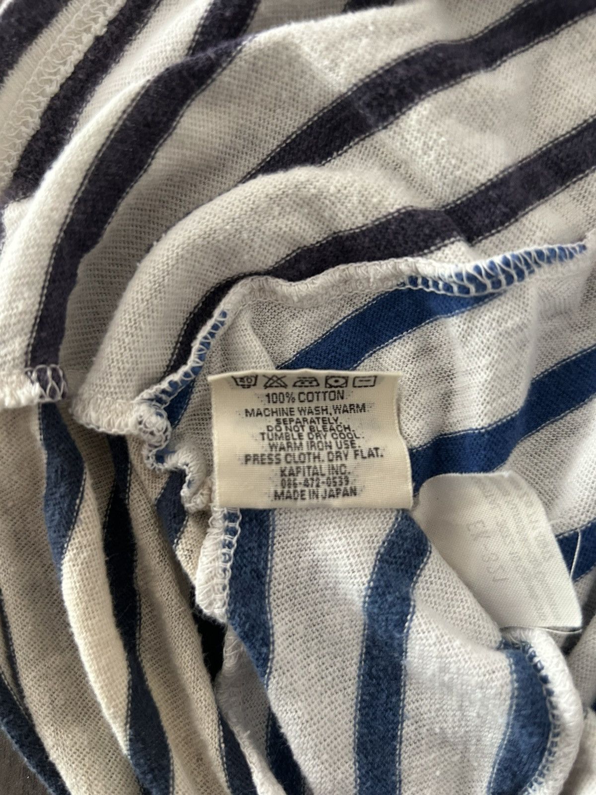 Kapital Kapital vintage crossed stripped shirt Size US S / EU 44-46 / 1 - 9 Thumbnail