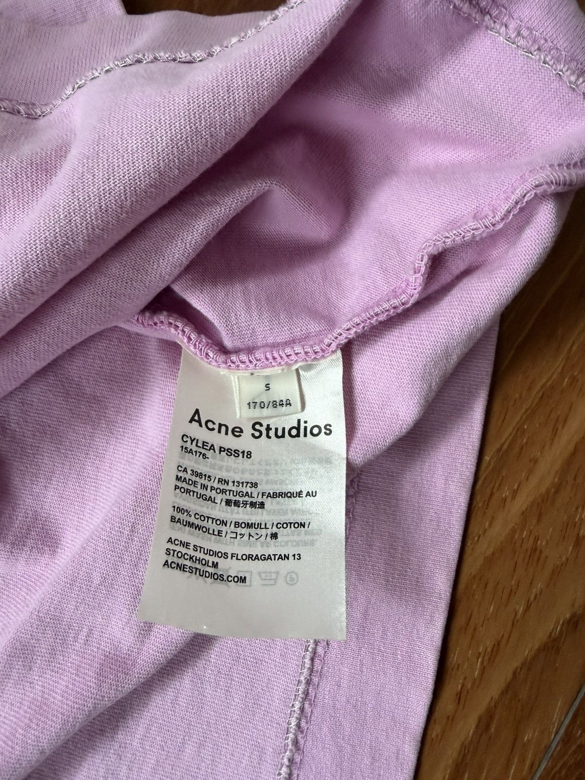 Acne Studios Acne Studio cropped pink t-shirt Size S / US 4 / IT 40 - 2 Thumbnail