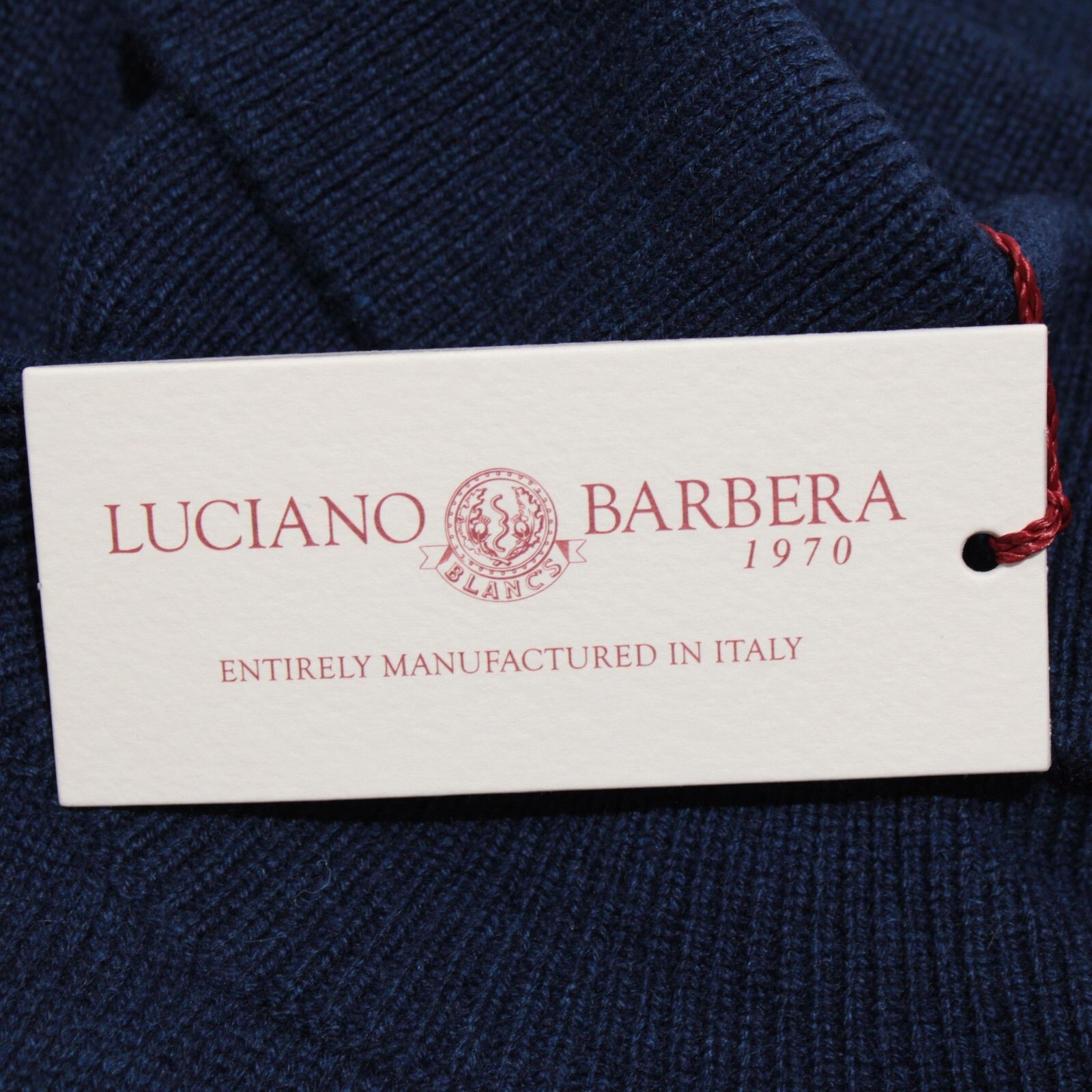 Luciano Barbera Luciano Barbera Sweater Size US XL in Blue Size US XL / EU 56 / 4 - 2 Thumbnail