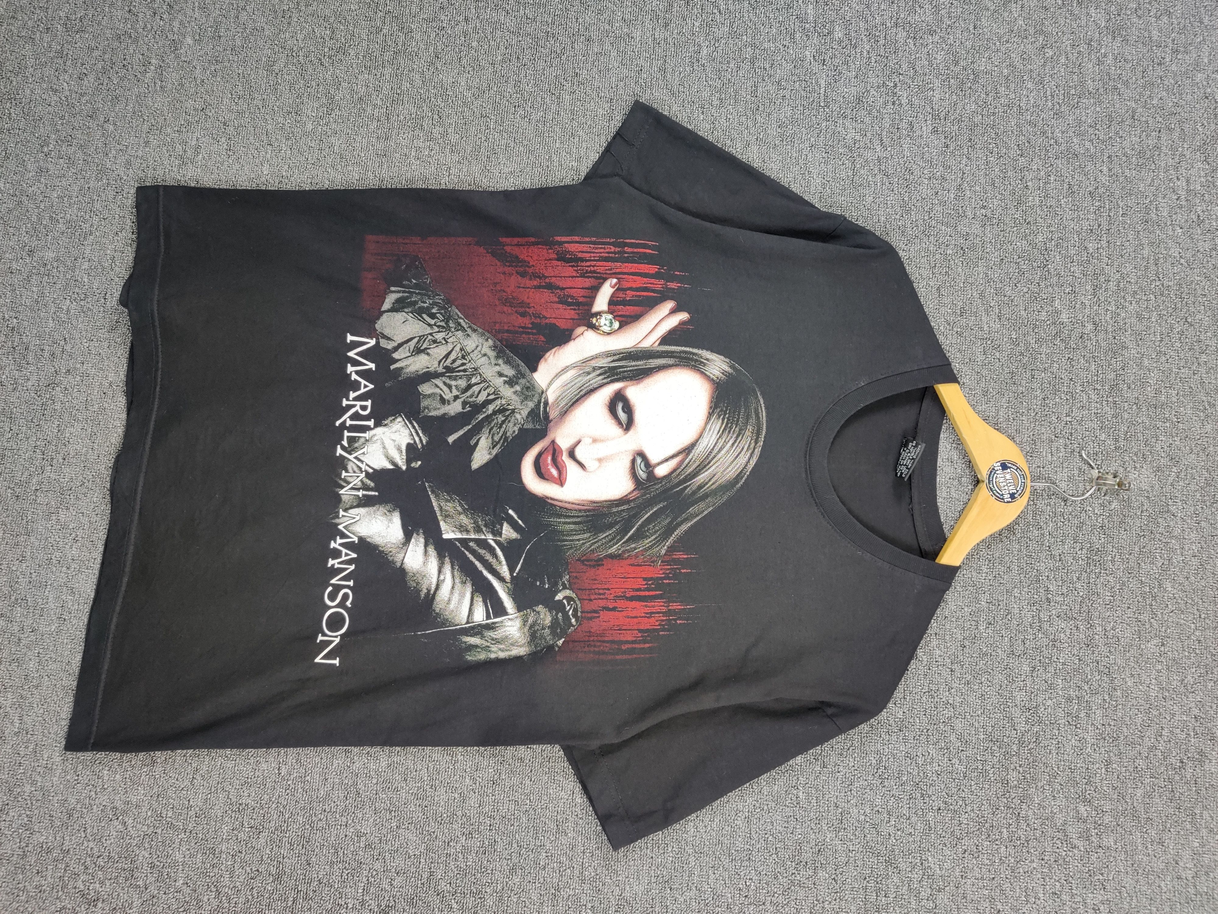 Band Tees Vintage Marilyn Manson Rock Band Tee Tshirt Size US L / EU 52-54 / 3 - 2 Thumbnail