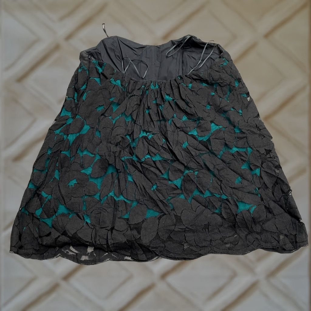 Vintage VINTAGE Leona By Lauren Leonard Strapless Wired Blouse Womens 4 Black Silk Lace Shirt Sleeveless Bohemian Classic Outdoor Size S / US 4 / IT 40 - 1 Thumbnail