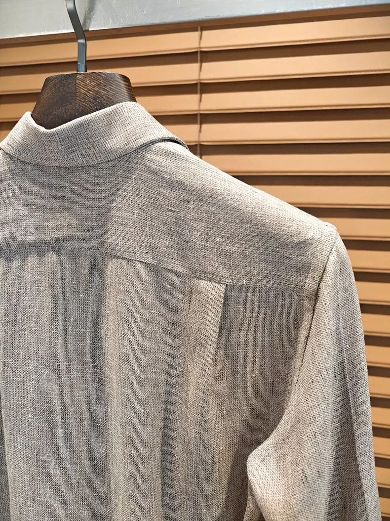 Loro Piana LORO PIANA Men's linen shirts Size US XS / EU 42 / 0 - 6 Thumbnail