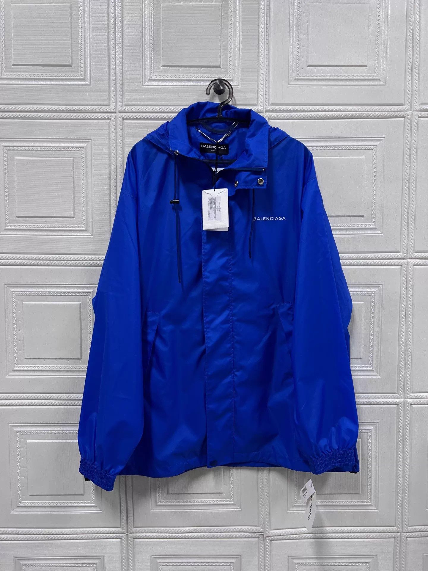 Balenciaga Balenciaga Klein Blue Logo Jacket 44 NWT Size US S / EU 44-46 / 1 - 1 Thumbnail