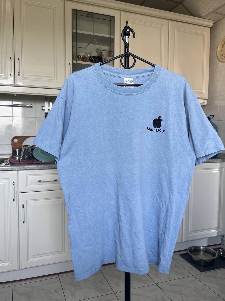 Apple × Microsoft × Vintage 00s Apple Mac OS X Logo Promo Tee Vintage Rare Computer Size US L / EU 52-54 / 3 - 1 Thumbnail