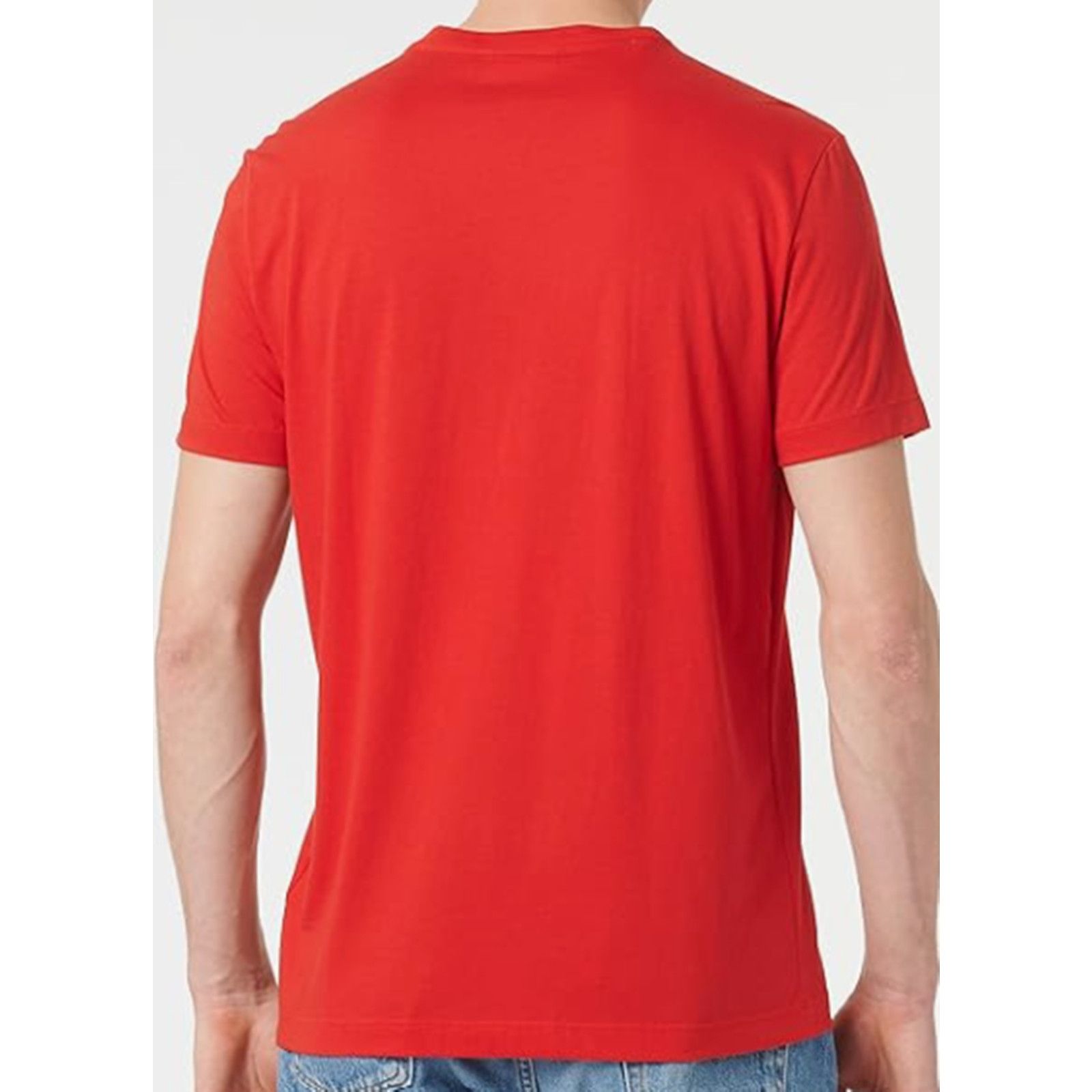 Lacoste Lacoste Men's Jersey Pima Reg Fit V Neck T-Shirt Red 3XL Size US XXL / EU 58 / 5 - 3 Thumbnail