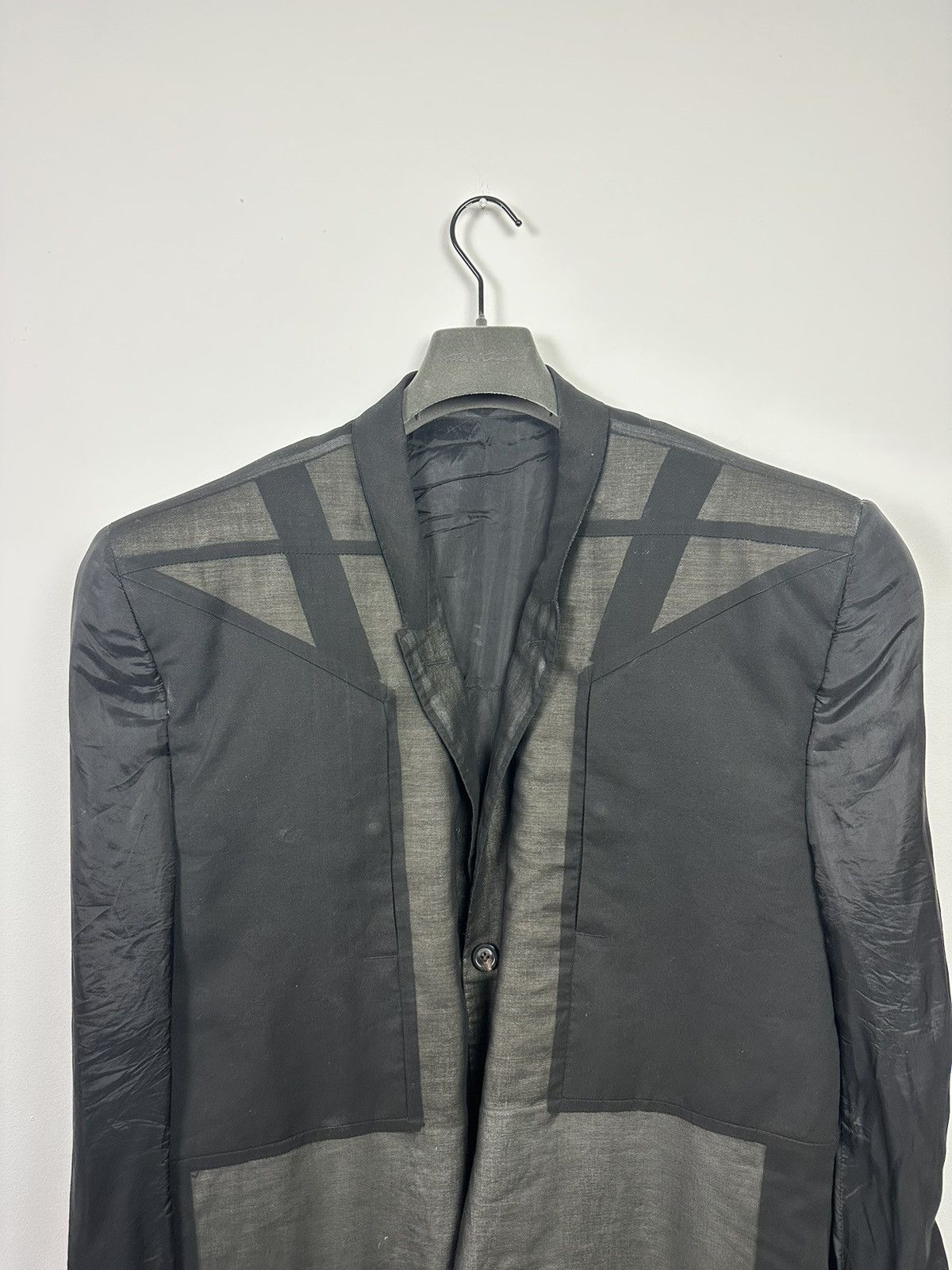 Rick Owens SS22 ‘FOGACHINE’ Sheer Jumbo Tatlin Coat Size US M / EU 48-50 / 2 - 2 Thumbnail