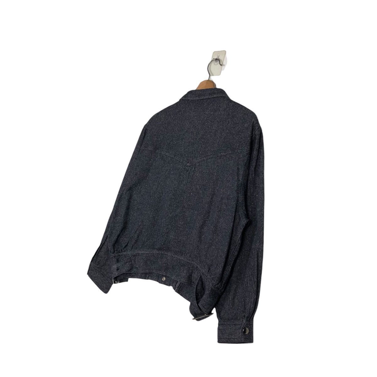 Japanese Brand 📌Vintage Denim Bomber Jacket Mige Parso Issey Miyake Size US M / EU 48-50 / 2 - 11 Thumbnail