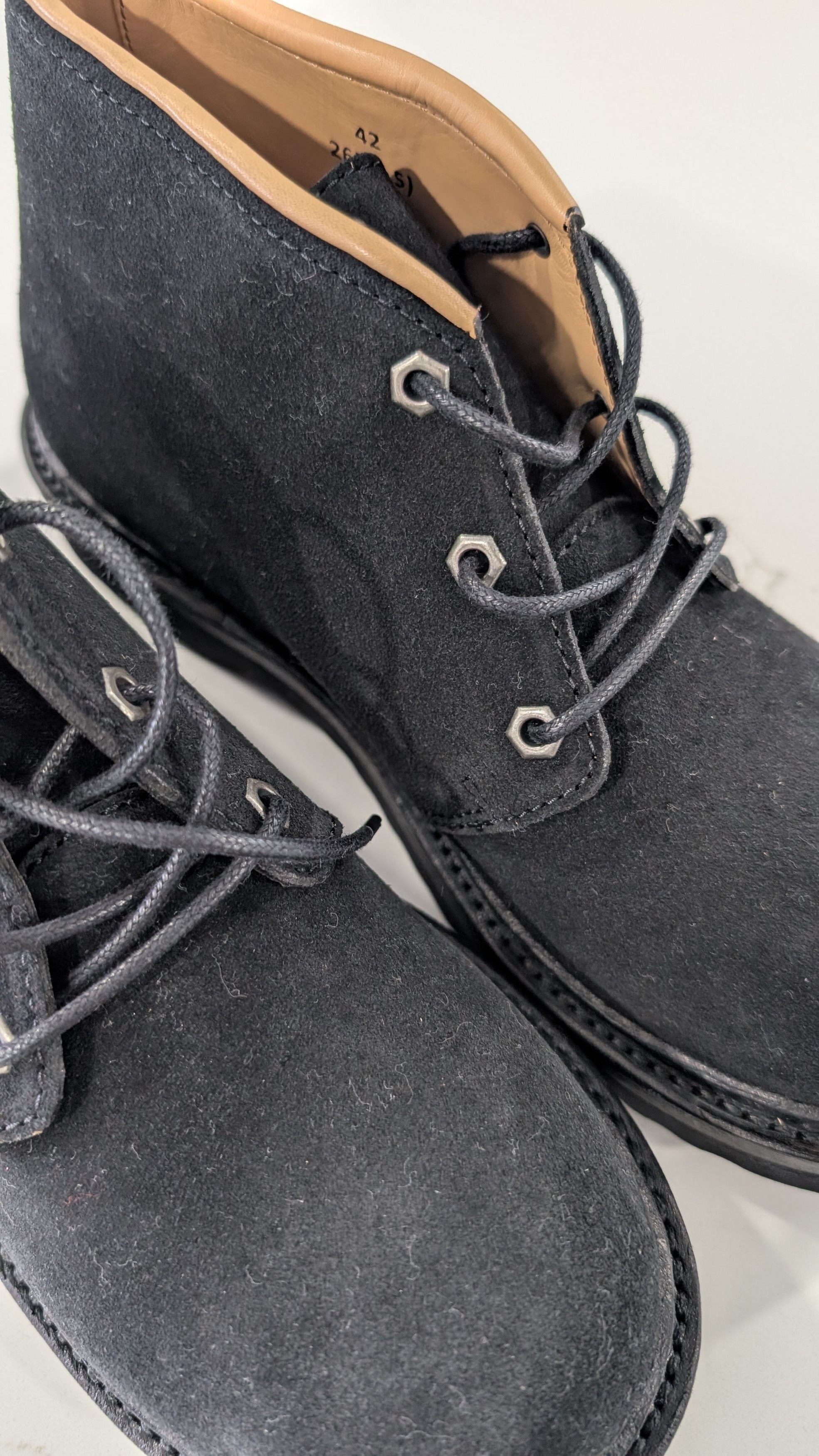 Our Legacy OUR LEGACY Chukka Boot 42 Dim Black Velour Suede Size US 9 / EU 42 - 14 Thumbnail