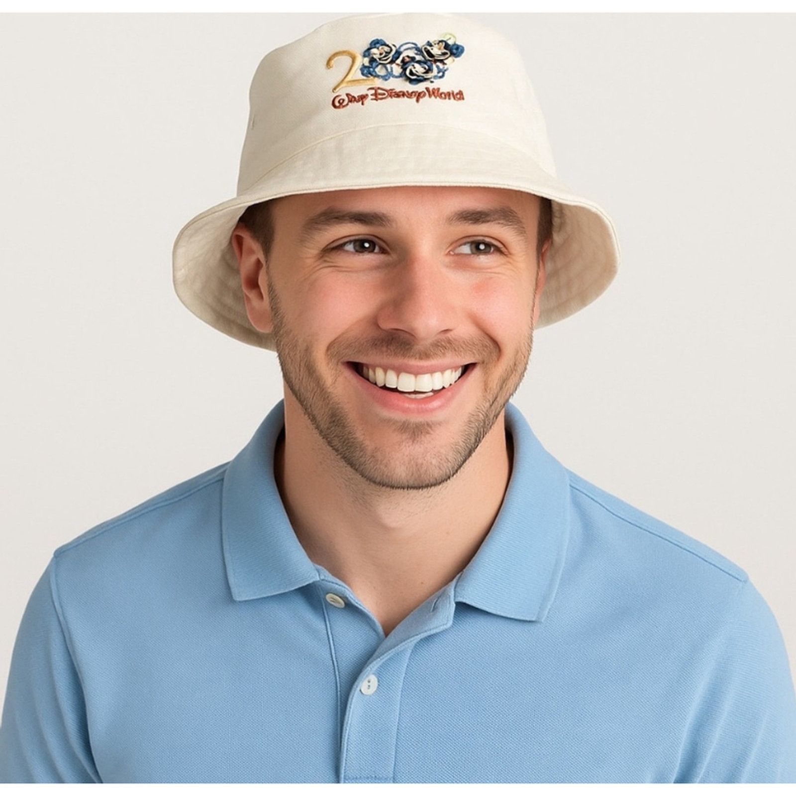 Disney Disney Vintage Bucket Hat 20th Anniversary Mickey Goofy Size ONE SIZE - 1 Thumbnail