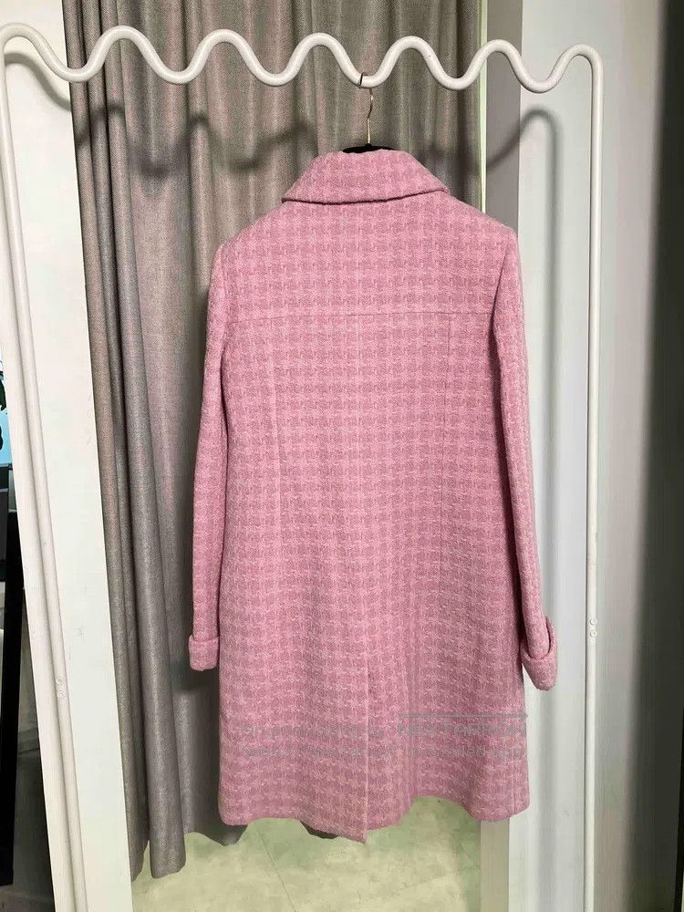 Chanel Chanel Pink and white woven glazed buckle medium and long Size XS / US 0-2 / IT 36-38 - 2 Thumbnail