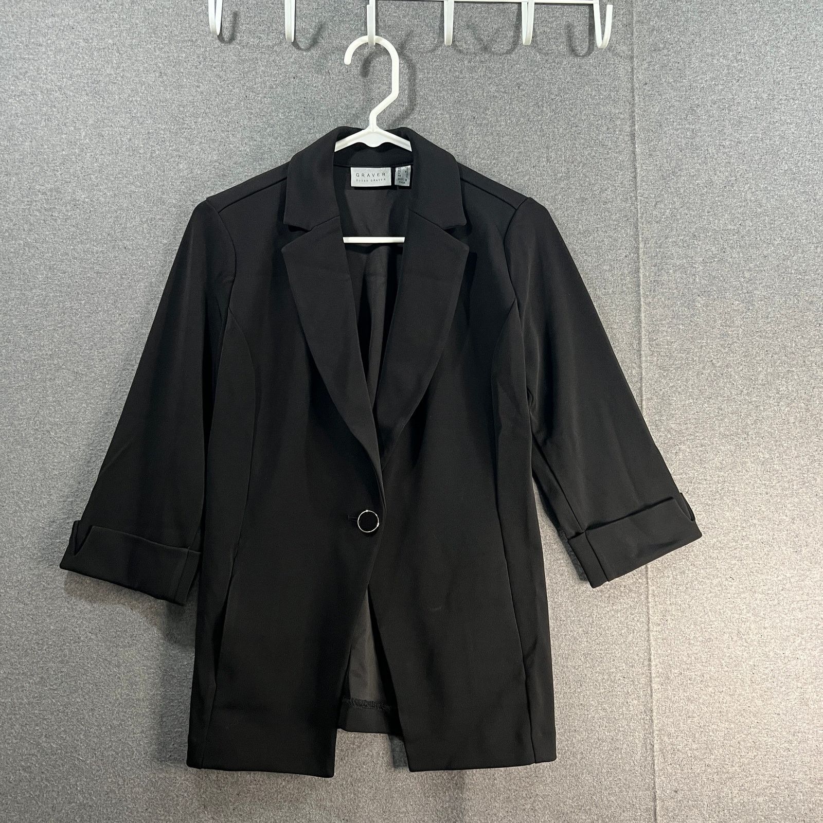 Other GRAVER Susan Graver LK Fusion 3/4 Sly Cutaway Hem Size XS / US 0-2 / IT 36-38 - 1 Thumbnail