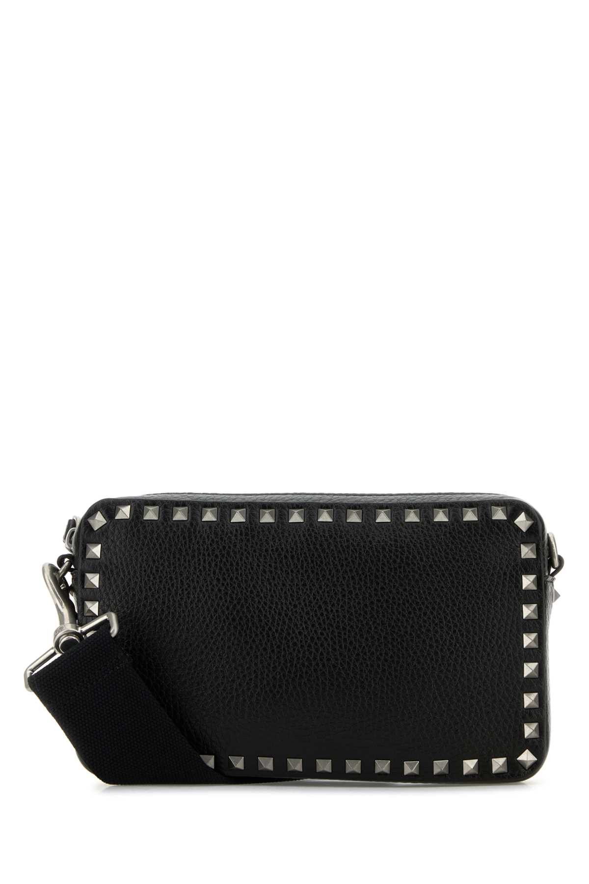Valentino Black Leather Rockstud Crossbody Bag Size ONE SIZE - 1 Thumbnail
