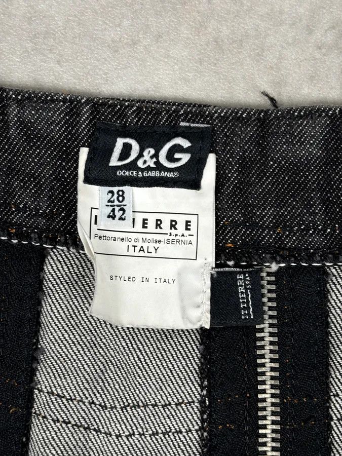 Dolce & Gabbana SS2003 Dolce & Gabbana Navy Denim Multi-Zip Skirt Size 28" / US 6 / IT 42 - 14 Thumbnail