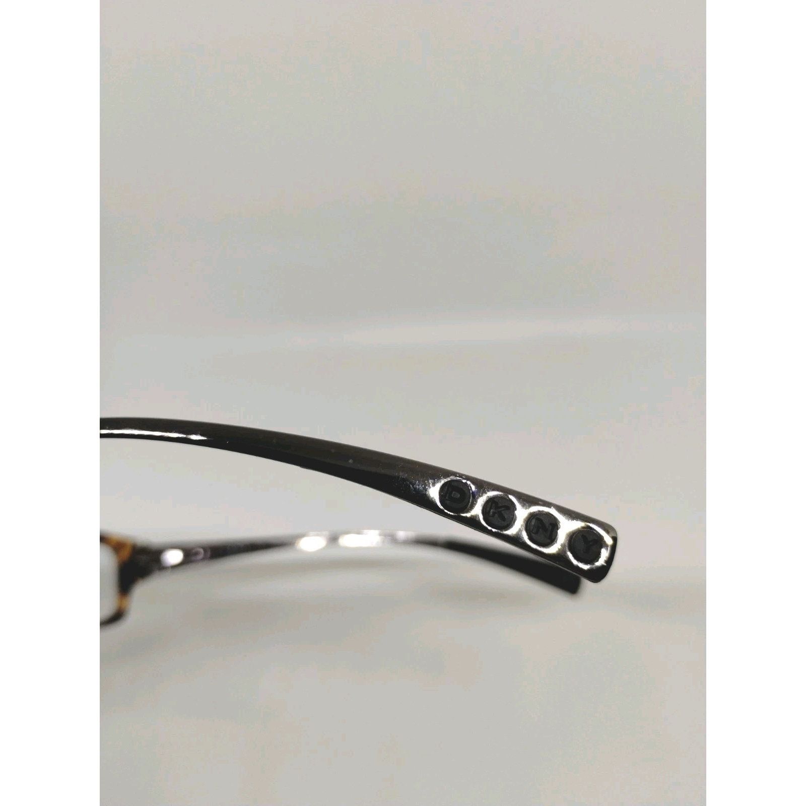 DKNY DKNY DY 4554 3271 Eyeglass Frame Tortoise Frame Silver Arms Size ONE SIZE - 10 Thumbnail
