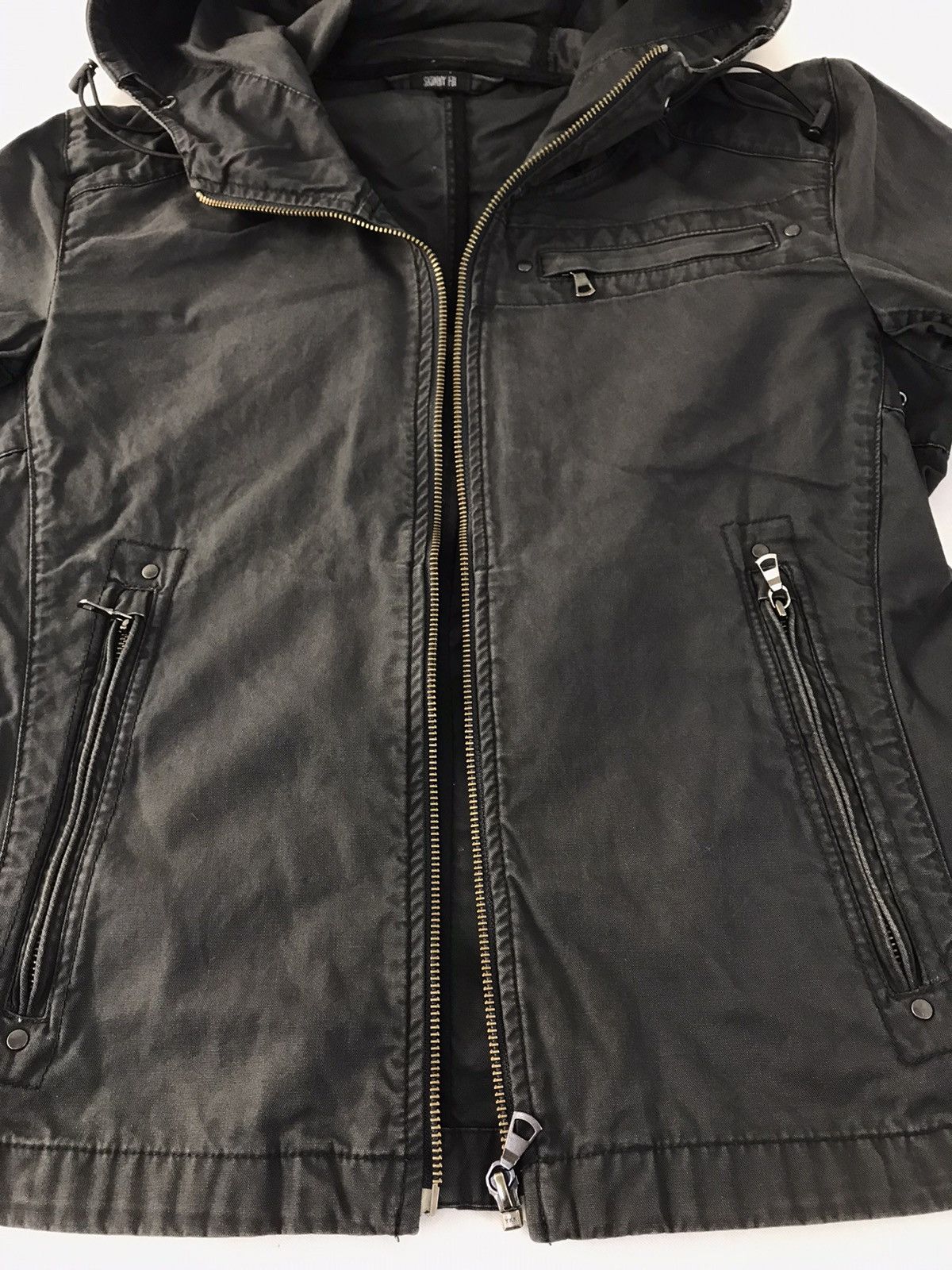 Japanese Brand Hype Japan Brand Khakis Hooded Jacket Full Zip Double Pocket Size M / US 6-8 / IT 42-44 - 5 Thumbnail
