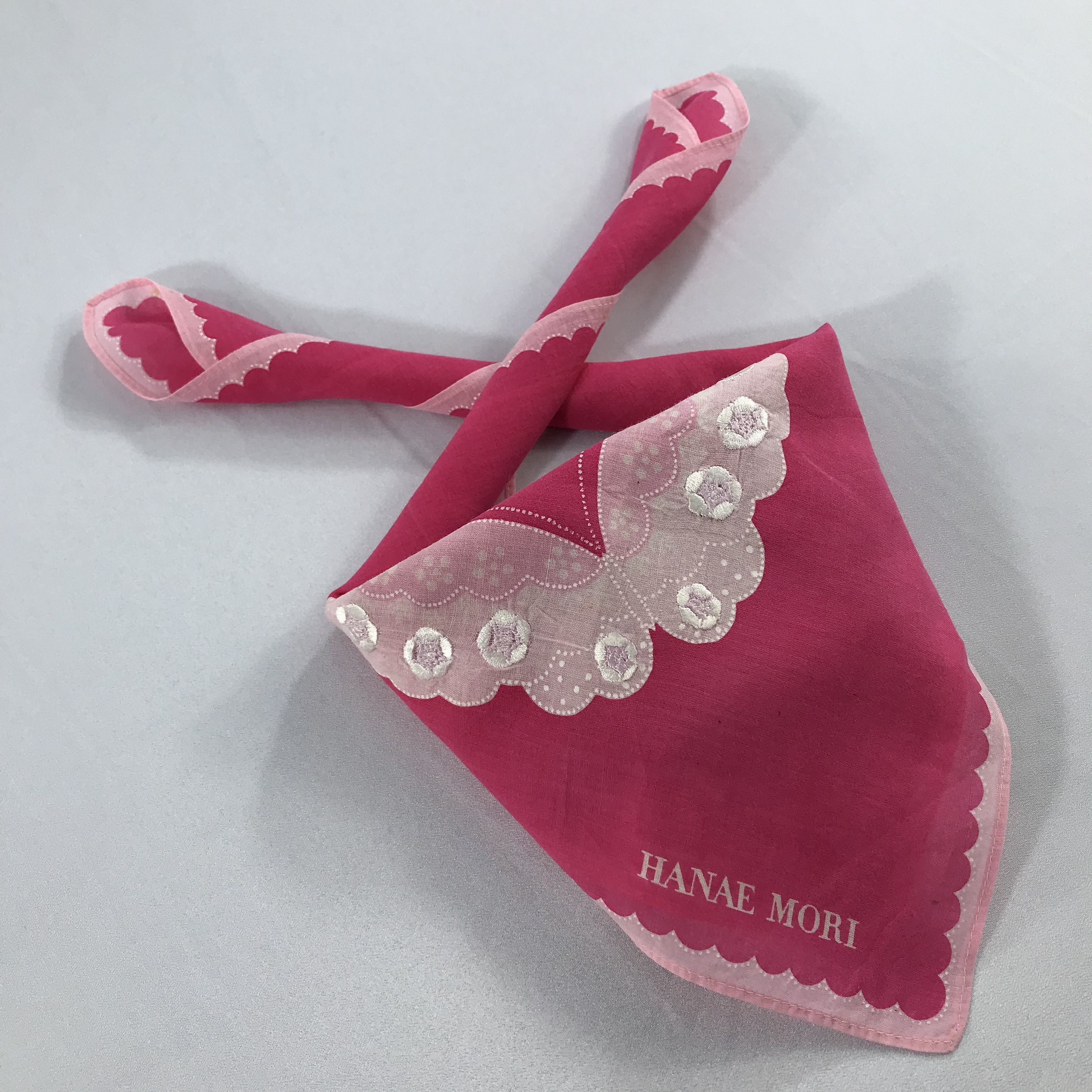 Hanae Mori Hanae Mori Bandana / Handkerchief / Neckerchief - S2344 Size ONE SIZE - 4 Thumbnail