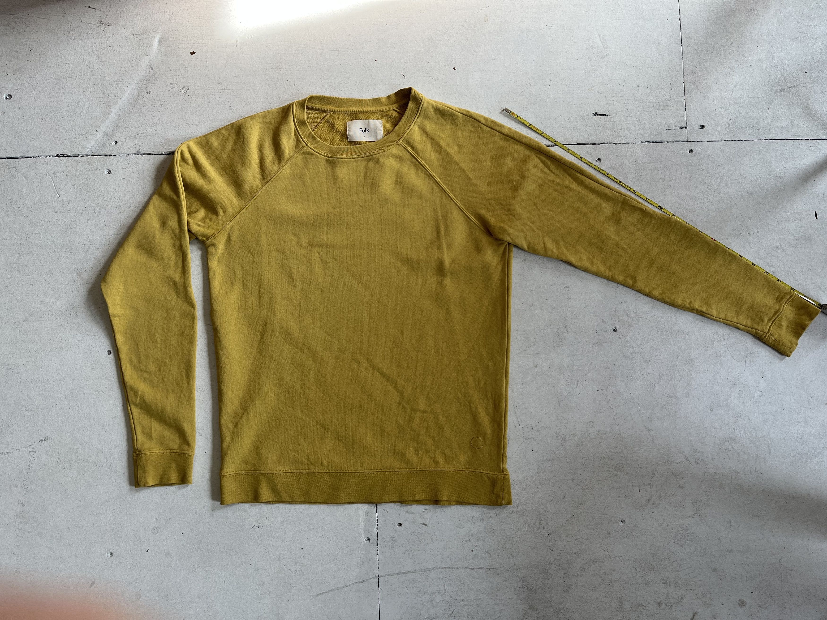Folk Yellow Sweatshirt Size US XS / EU 42 / 0 - 6 Thumbnail
