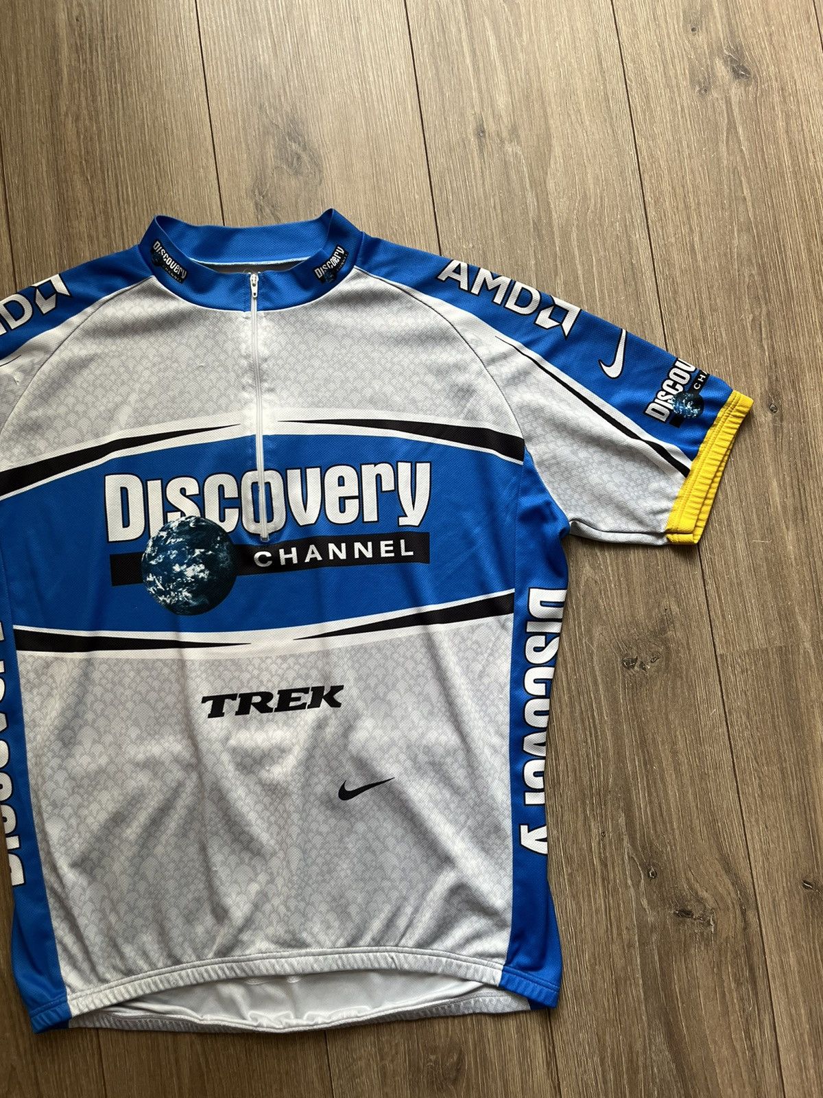 Vintage nike Discovery Channel Pro Cycling Team - 2005 🚴‍♂️ jersey Size US L / EU 52-54 / 3 - 3 Thumbnail