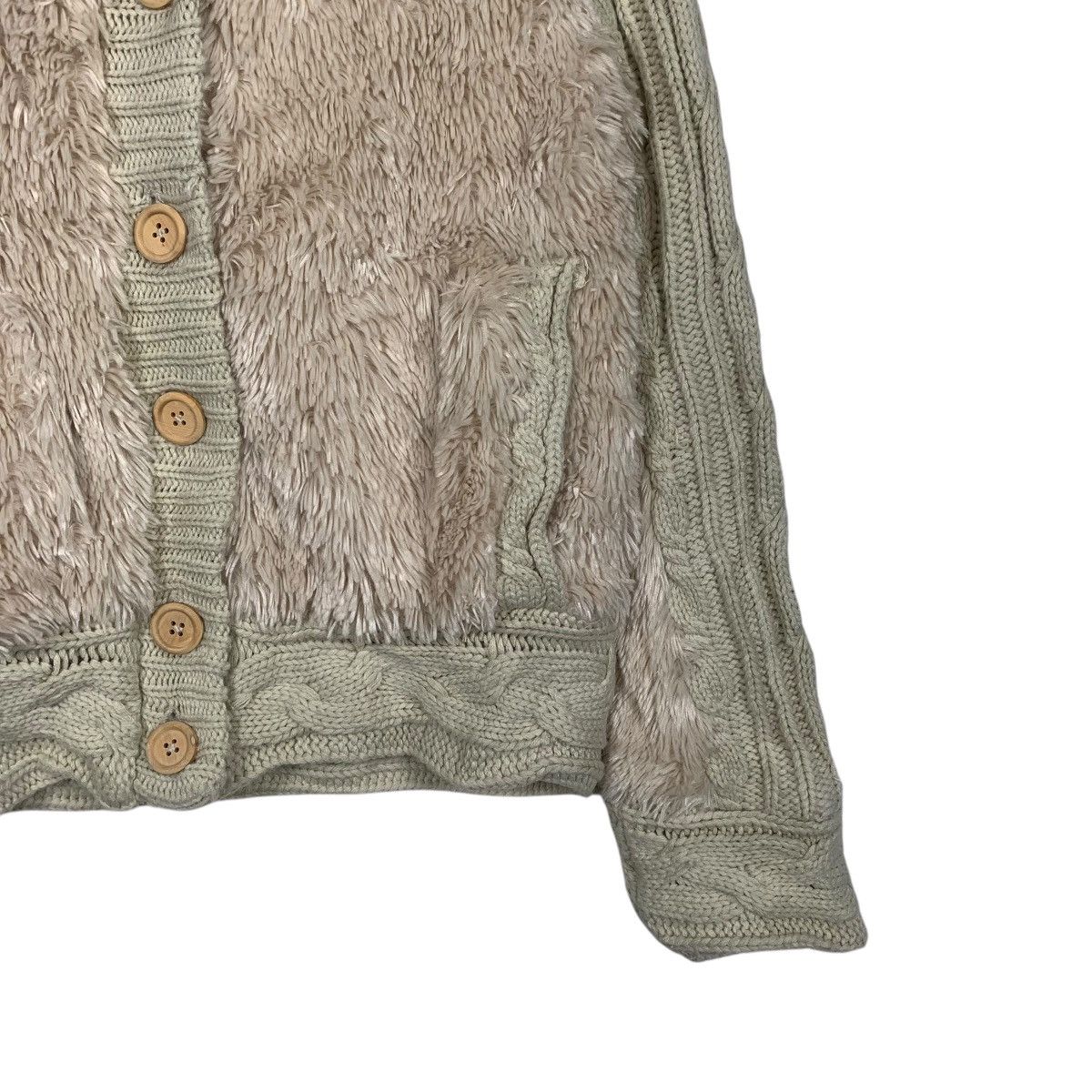 Japanese Brand Beni Meeni California Faux Fur Jacket Size S / US 4 / IT 40 - 4 Thumbnail