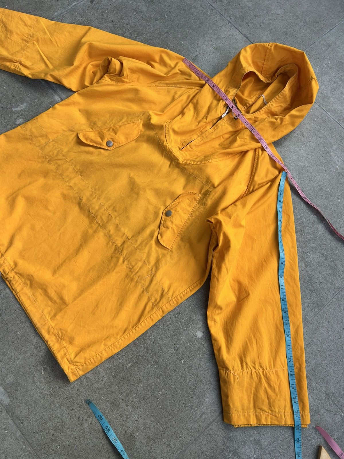 Vintage Vintage Hooded Mustard Smock Jacket Size US M / EU 48-50 / 2 - 10 Thumbnail
