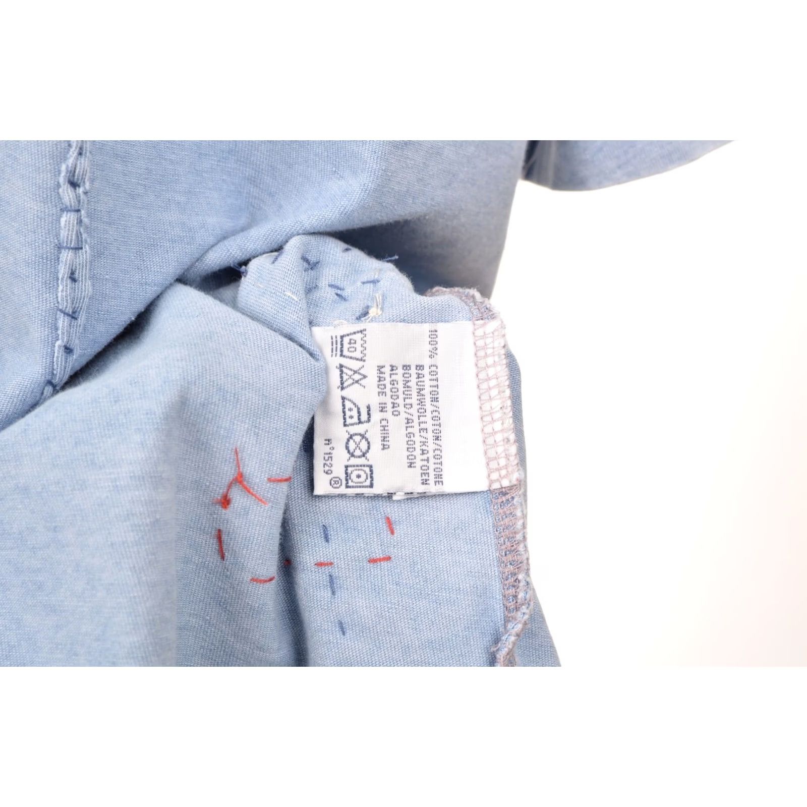 Polo Ralph Lauren Polo Ralph Lauren Polo Shirt XL Patchwork Vintage DDP Mens Short Sleeve Blue Size US XL / EU 56 / 4 - 6 Thumbnail