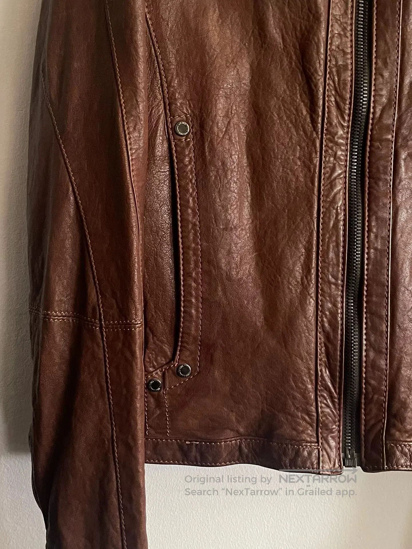 Dirk Bikkembergs Dirk Bikkembergs Leather Motorcycle Jacket. Size US M / EU 48-50 / 2 - 3 Thumbnail