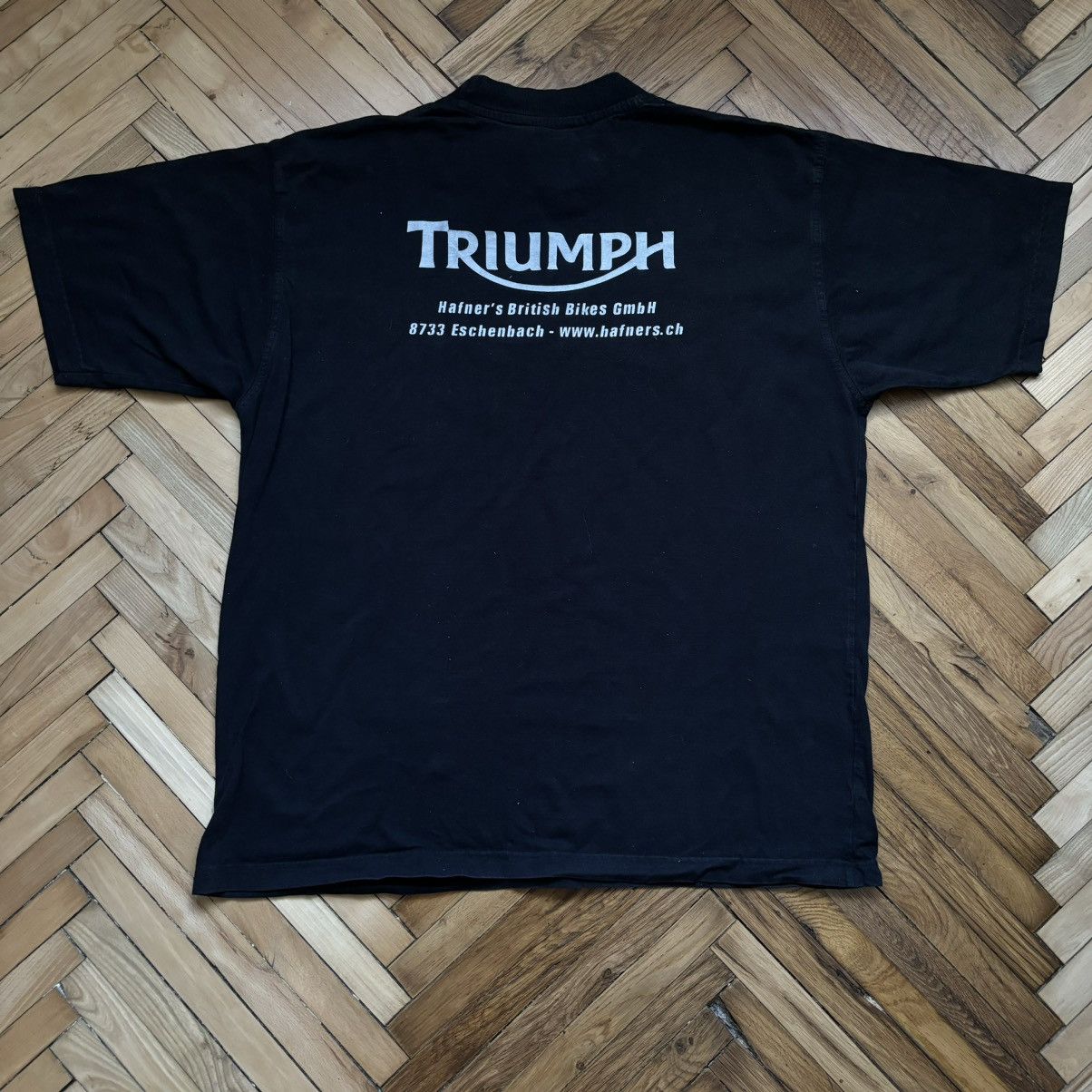Hysteric Glamour × Vintage Vintage Y2K Triumph Motorcycle Boxy T-Shirt Size US XL / EU 56 / 4 - 2 Thumbnail