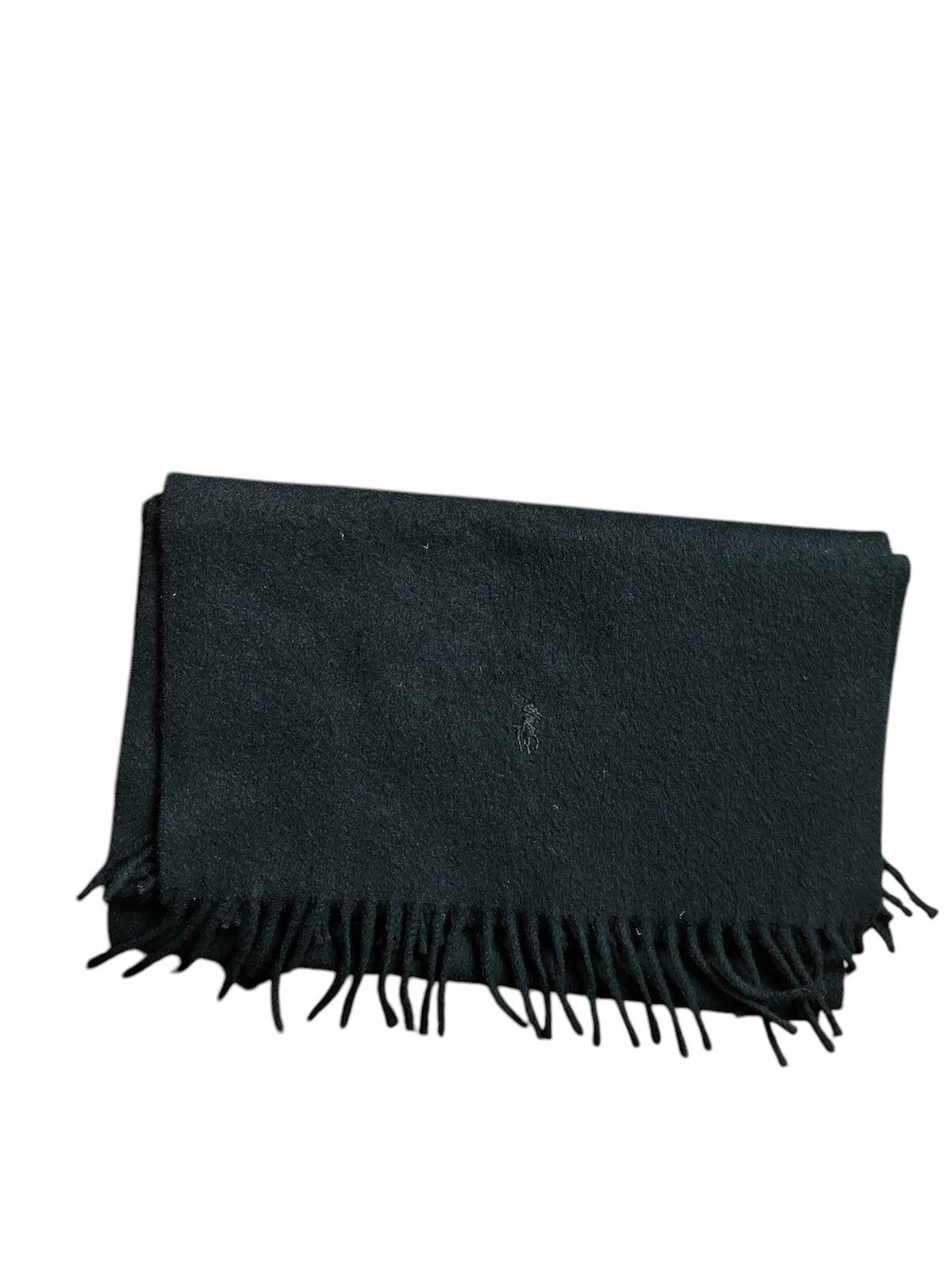 Polo Ralph Lauren × Ralph Lauren × Ralph Lauren Blue Label Polo Ralph Lauren scarfs dark cashmere Size ONE SIZE - 1 Thumbnail