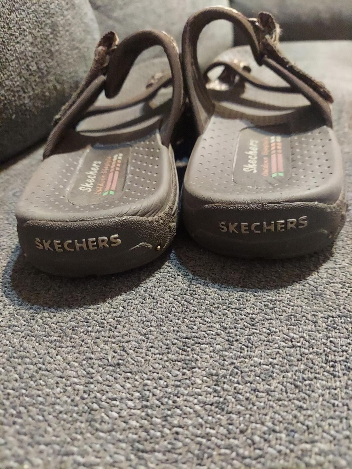 SKECHERS Womens Skechers Outdoor Lifestyle Brown Thong Sandals Size US 8 / IT 38 - 5 Thumbnail