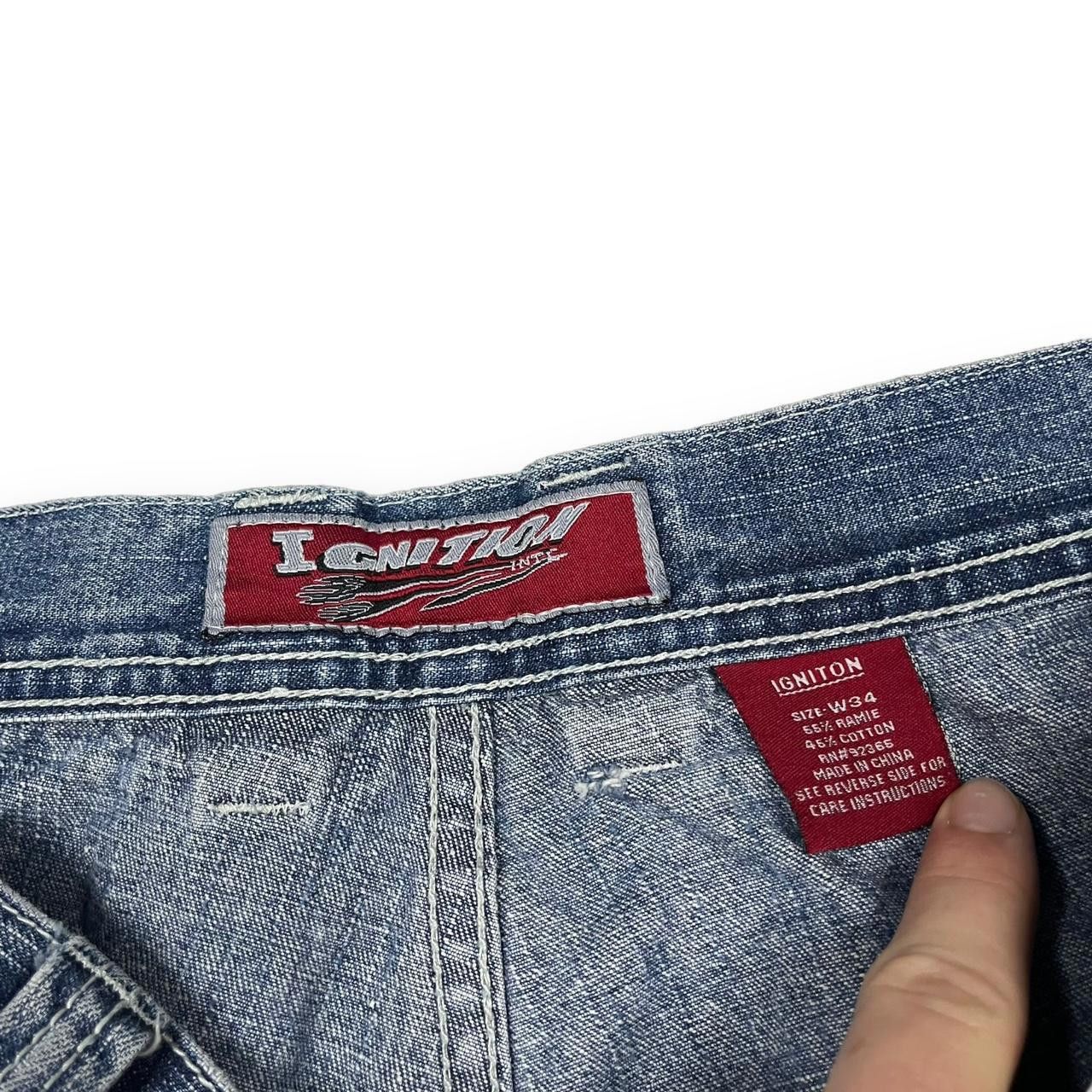 JNCO JNCO Men's Blue Shorts Size US 33 - 5 Thumbnail