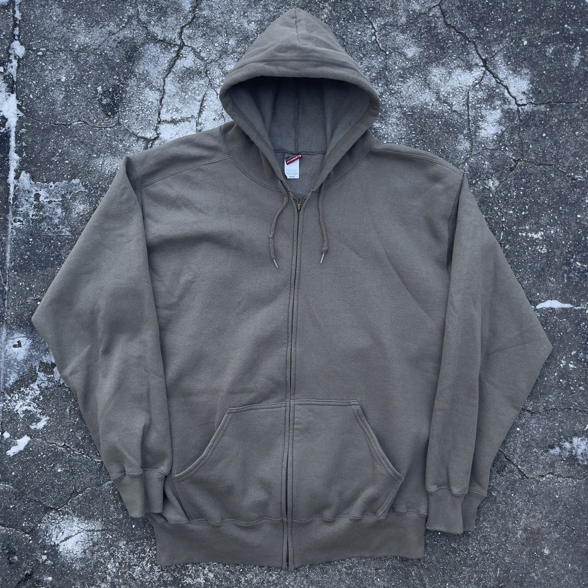 Vintage Vintage PROSPIRIT Blank Olive Full Zip Hoodie Size US L / EU 52-54 / 3 - 1 Thumbnail