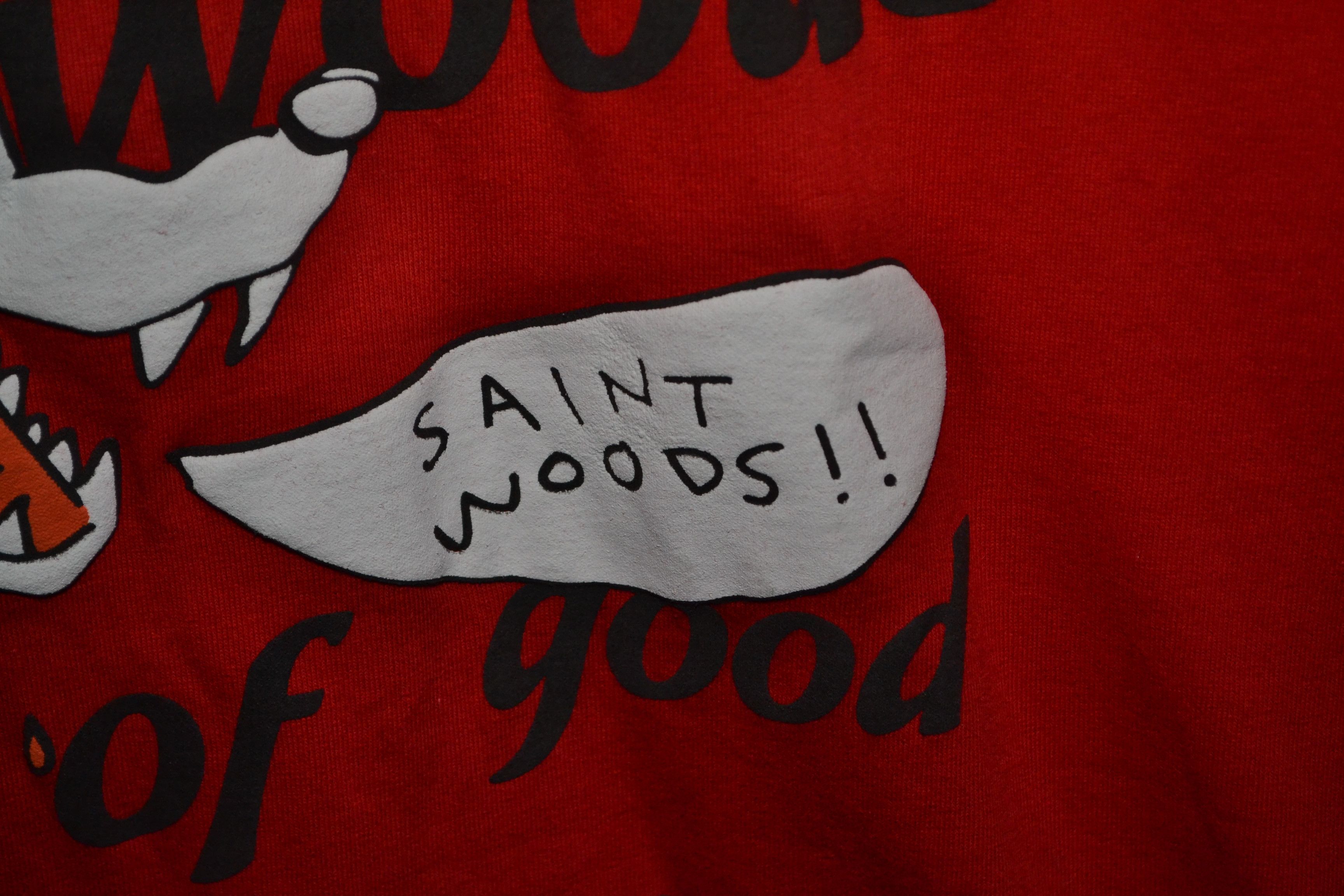 Saintwoods Saintwoods Wolf Full of Good Intentions Red T-shirt S Size US S / EU 44-46 / 1 - 5 Thumbnail
