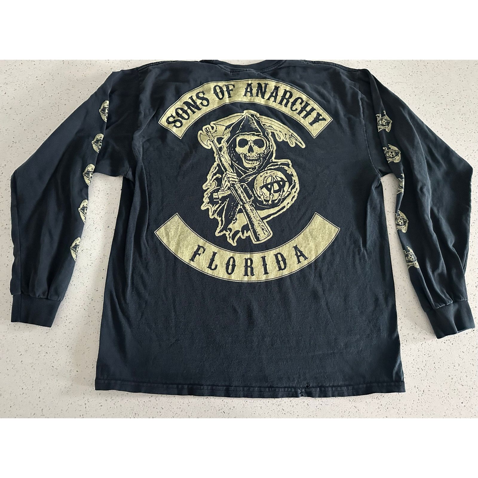 Gildan Sons Of Anarchy New Jersey Long Sleeve Size Large Florida Size US L / EU 52-54 / 3 - 2 Thumbnail