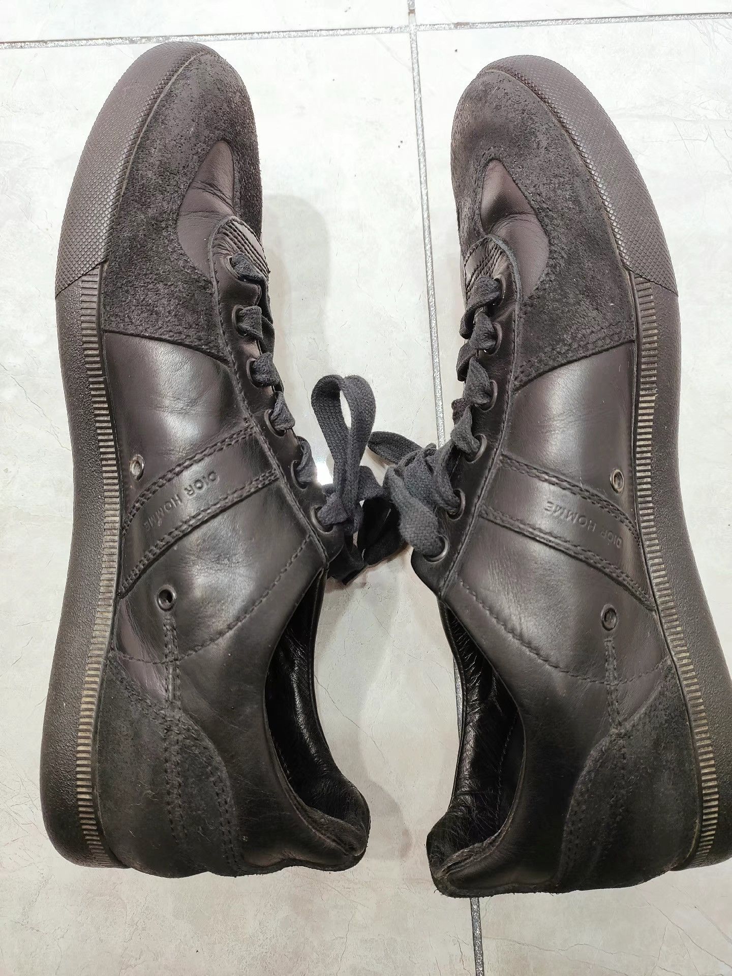 Dior Dior Men's Black Genuine Leather Casual Shoes K29 Size US 6 / EU 39 - 5 Thumbnail