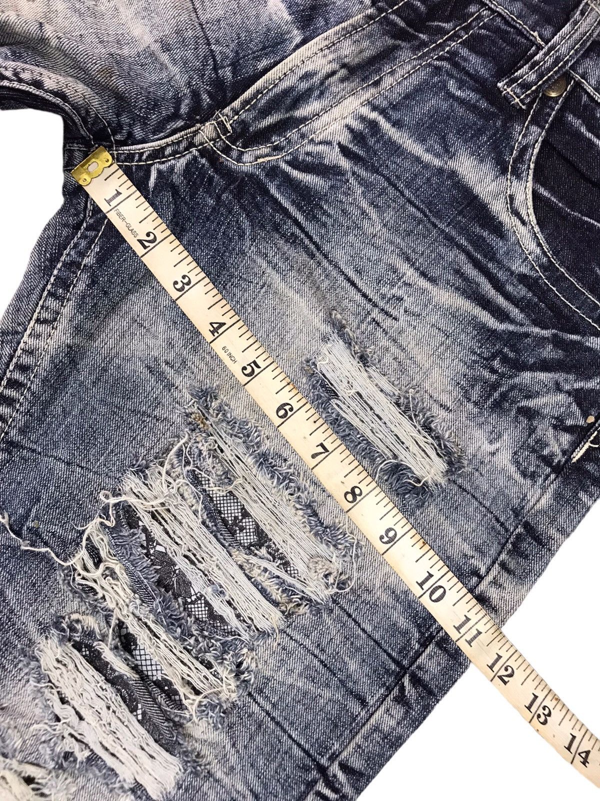 Japanese Brand Vintage Distressed SPEED TRASH JEANS Size US 32 / EU 48 - 17 Thumbnail