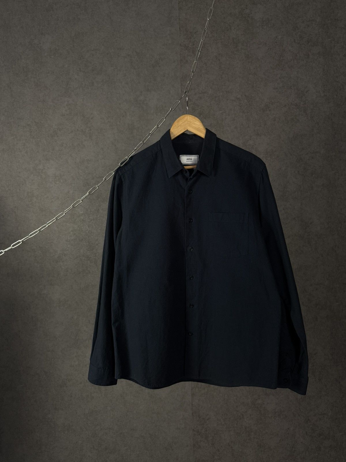AMI AMI luxury designer pocket shirt Size US M / EU 48-50 / 2 - 1 Thumbnail