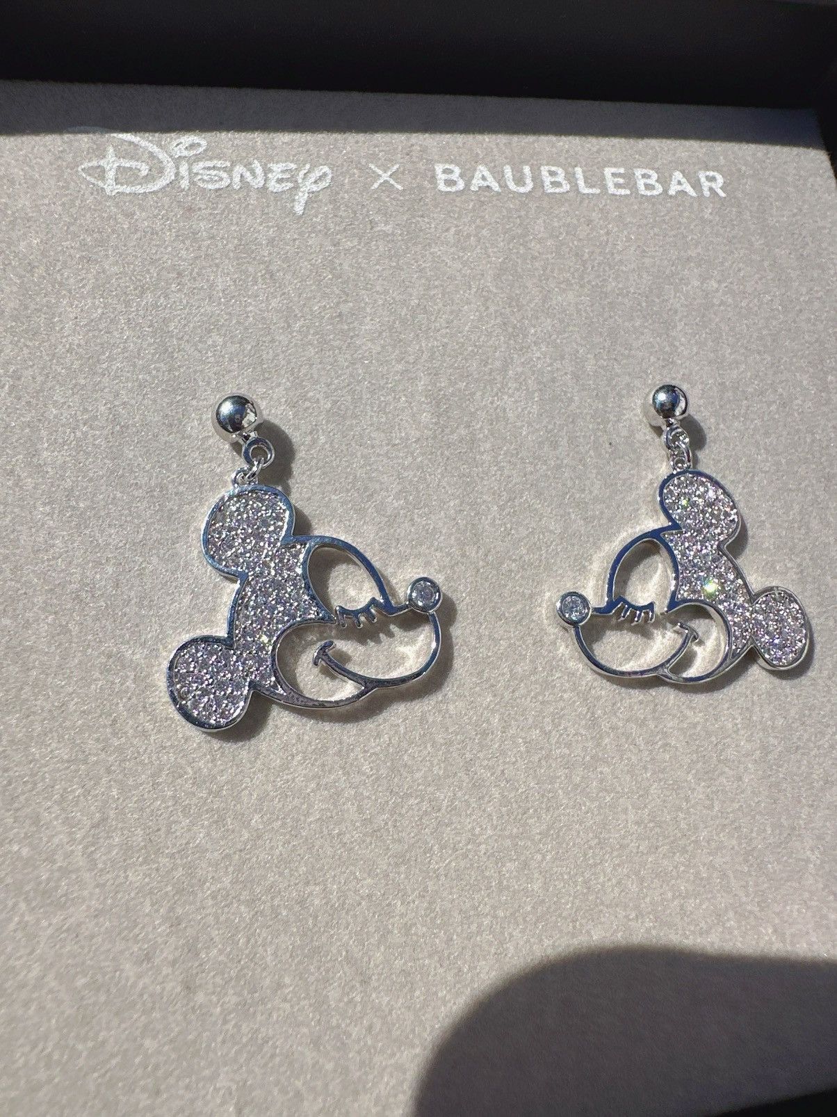 Disney Disney X BAUBLEBAR silver / gold tone diamonds paved Mickey Size ONE SIZE - 7 Thumbnail