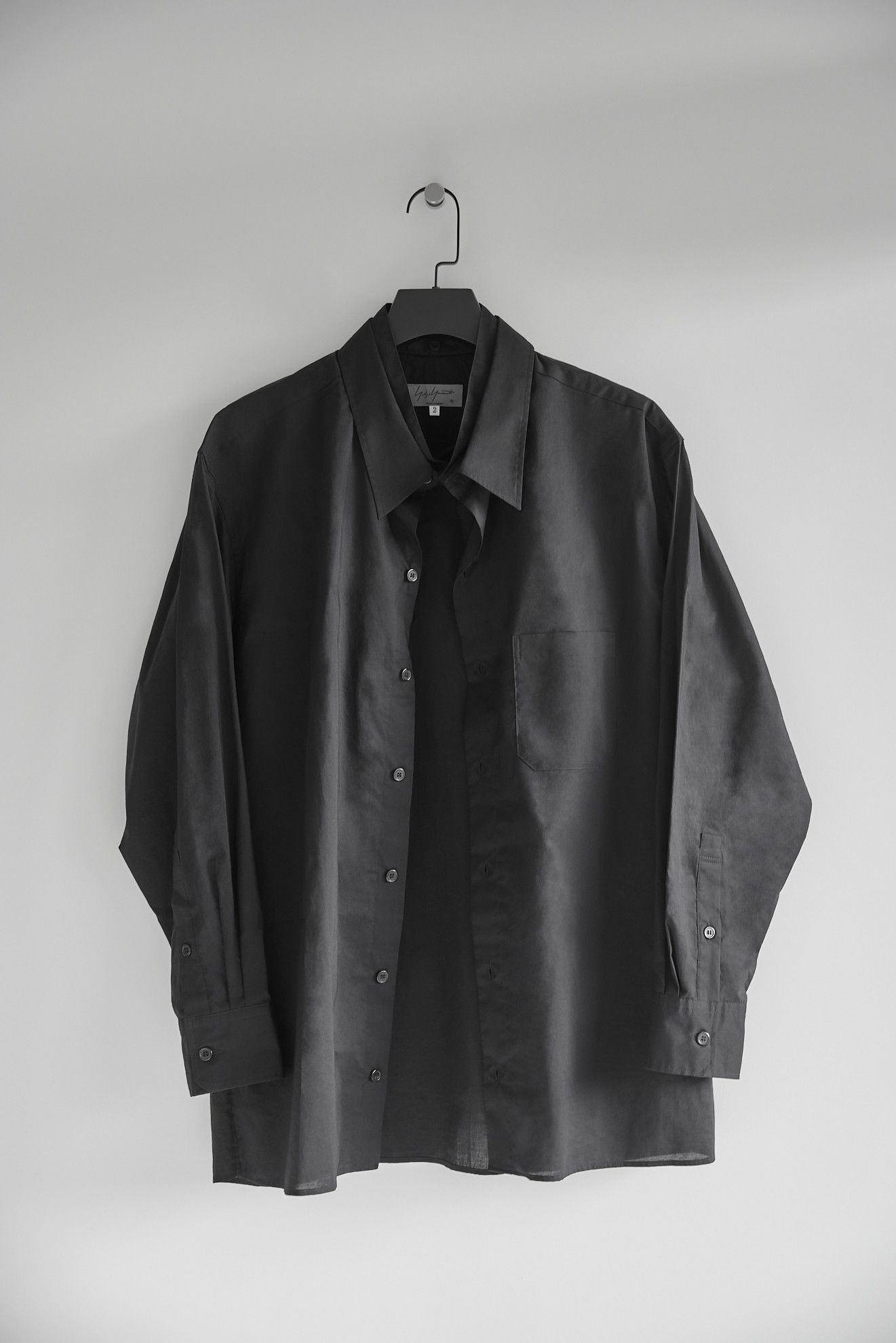 Yohji Yamamoto Pour Homme - 60 Cotton/Lawn 3 Collar Shirt - www