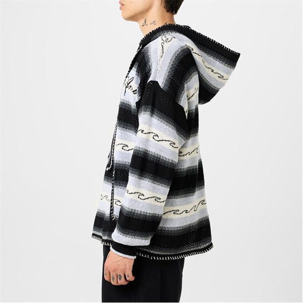 Amiri AMIRI Wave Baja Stripe Hoodie Size US L / EU 52-54 / 3 - 3 Thumbnail